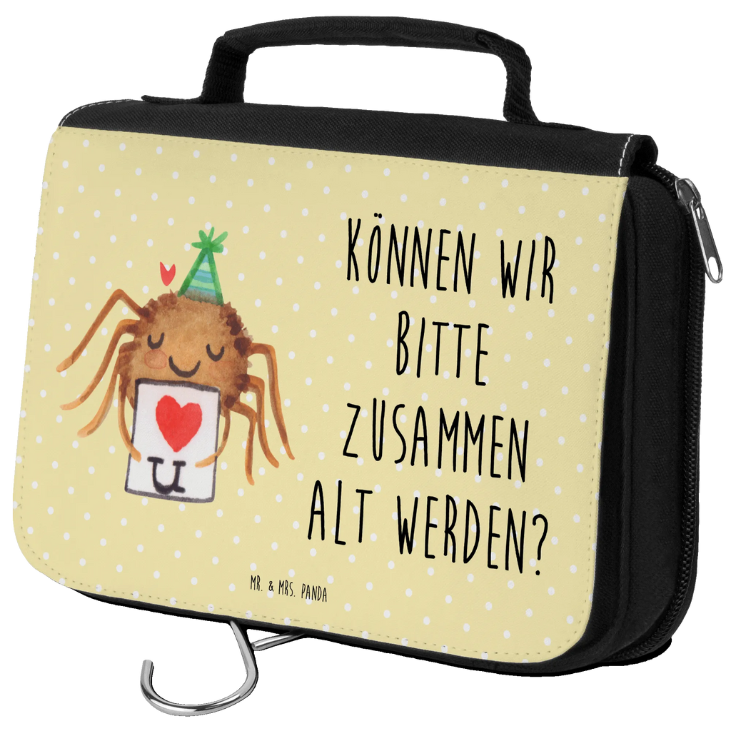 Kulturbeutel Spinne Agathe Brief Kulturbeutel, Zum Aufhängen, Waschtasche, Kosmetiktasche, Damen, Herren, Aufbewahrungstasche, Schminktasche, Kosmetikbeutel, Organizer, Kulturtasche, Schminkutensil, Spinne Agathe, Spinne, Agathe, Videos, Merchandise, Liebesbeweis, Ich Liebe dich, Heiratsantrag, Verliebt, Liebespaar, Liebesgeschenk, Treuebeweis, Treuetest