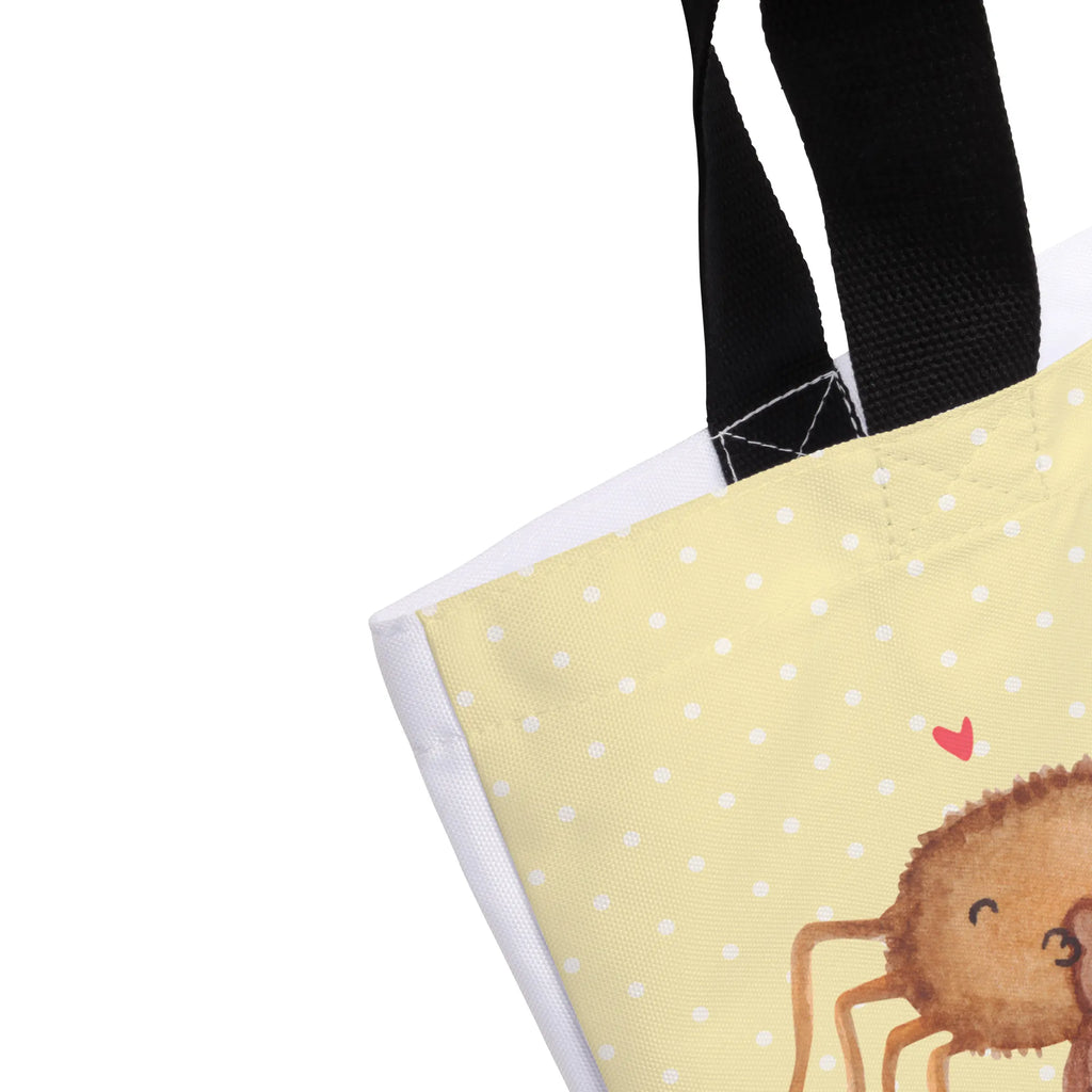 Shopper Spinne Agathe Teddy Beutel, Einkaufstasche, Tasche, Strandtasche, Einkaufsbeutel, Shopper, Schultasche, Freizeittasche, Tragebeutel, Schulbeutel, Alltagstasche, Spinne Agathe, Spinne, Agathe, Videos, Merchandise, Freundschaft, Liebesgeschenk, Verliebt, Liebesbeweis, Teddy, Treue, Miteinander, Dankeschön