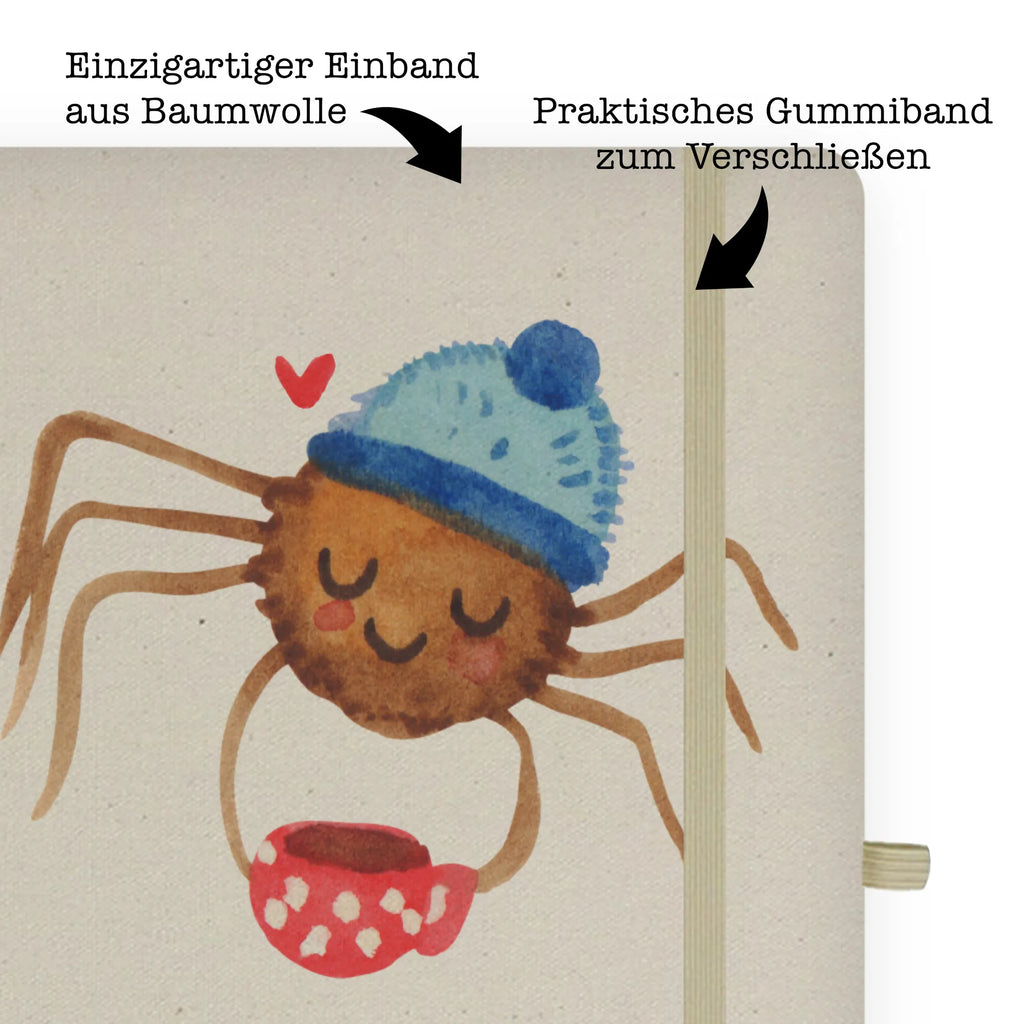 Baumwoll Notizbuch Spinne Agathe Kaffee Notizen, Eintragebuch, Tagebuch, Notizblock, Adressbuch, Journal, Kladde, Skizzenbuch, Notizheft, Schreibbuch, Schreibheft, Spinne Agathe, Spinne, Agathe, Videos, Merchandise, Kaffee, Morgen, Morgenmuffel, Lebensweisheiten, Weiser Spruch