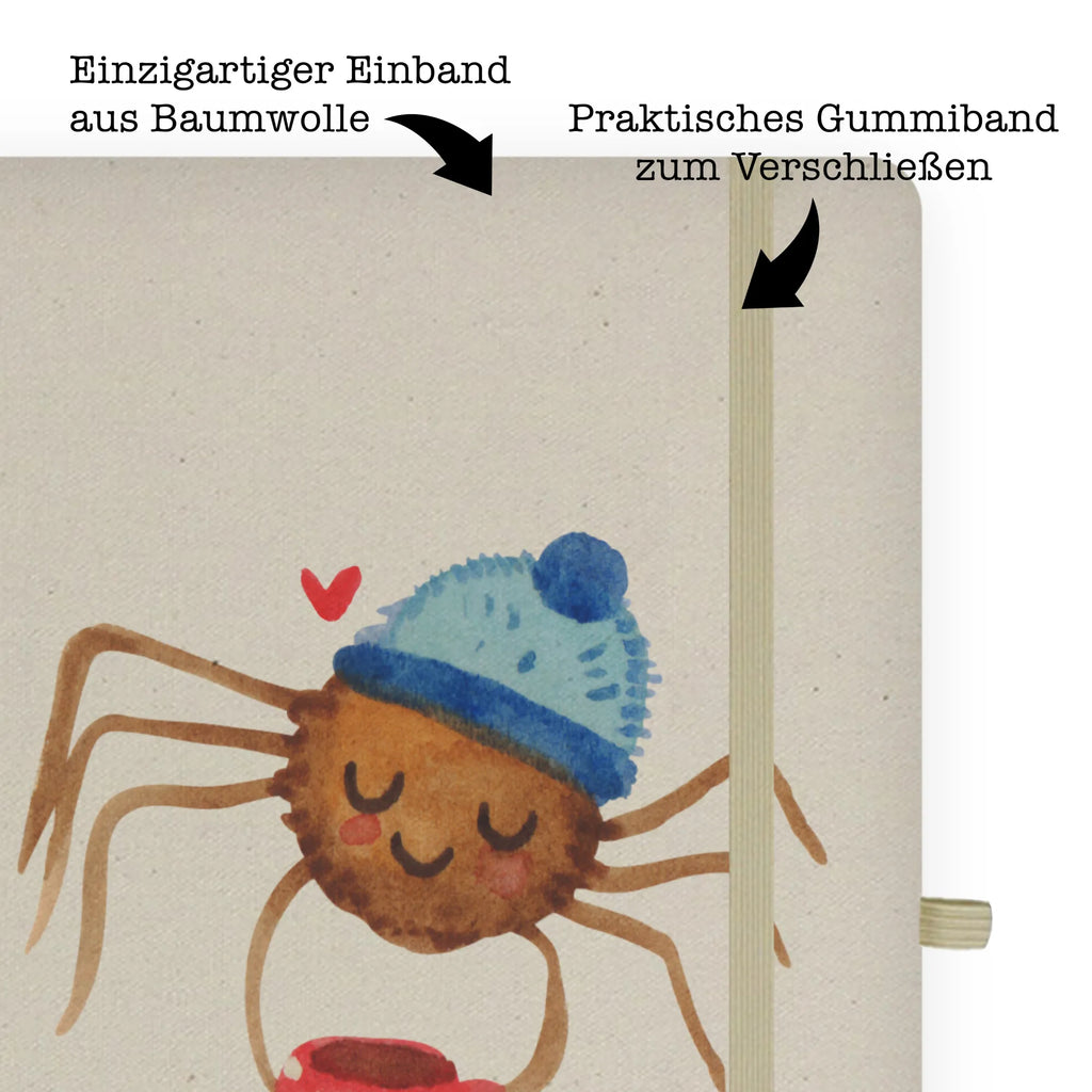 Baumwoll Notizbuch Spinne Agathe Kaffee Notizen, Eintragebuch, Tagebuch, Notizblock, Adressbuch, Journal, Kladde, Skizzenbuch, Notizheft, Schreibbuch, Schreibheft, Spinne Agathe, Spinne, Agathe, Videos, Merchandise, Kaffee, Morgen, Morgenmuffel, Lebensweisheiten, Weiser Spruch