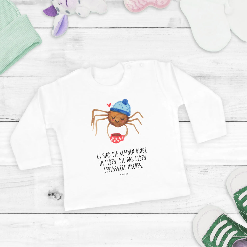 Baby Longsleeve Spinne Agathe Kaffee Mädchen, Jungen, Baby, Langarm, Bio, Kleidung, Spinne Agathe, Spinne, Agathe, Videos, Merchandise, Kaffee, Morgen, Morgenmuffel, Lebensweisheiten, Weiser Spruch