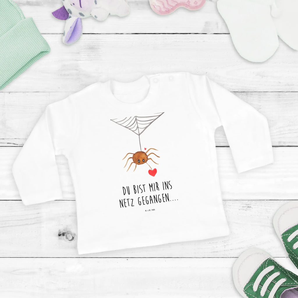 Baby Longsleeve Spinne Agathe Liebe Mädchen, Jungen, Baby, Langarm, Bio, Kleidung, Spinne Agathe, Spinne, Agathe, Videos, Merchandise, Liebe, Verliebt, Liebesbeweis, Liebesgeschenk