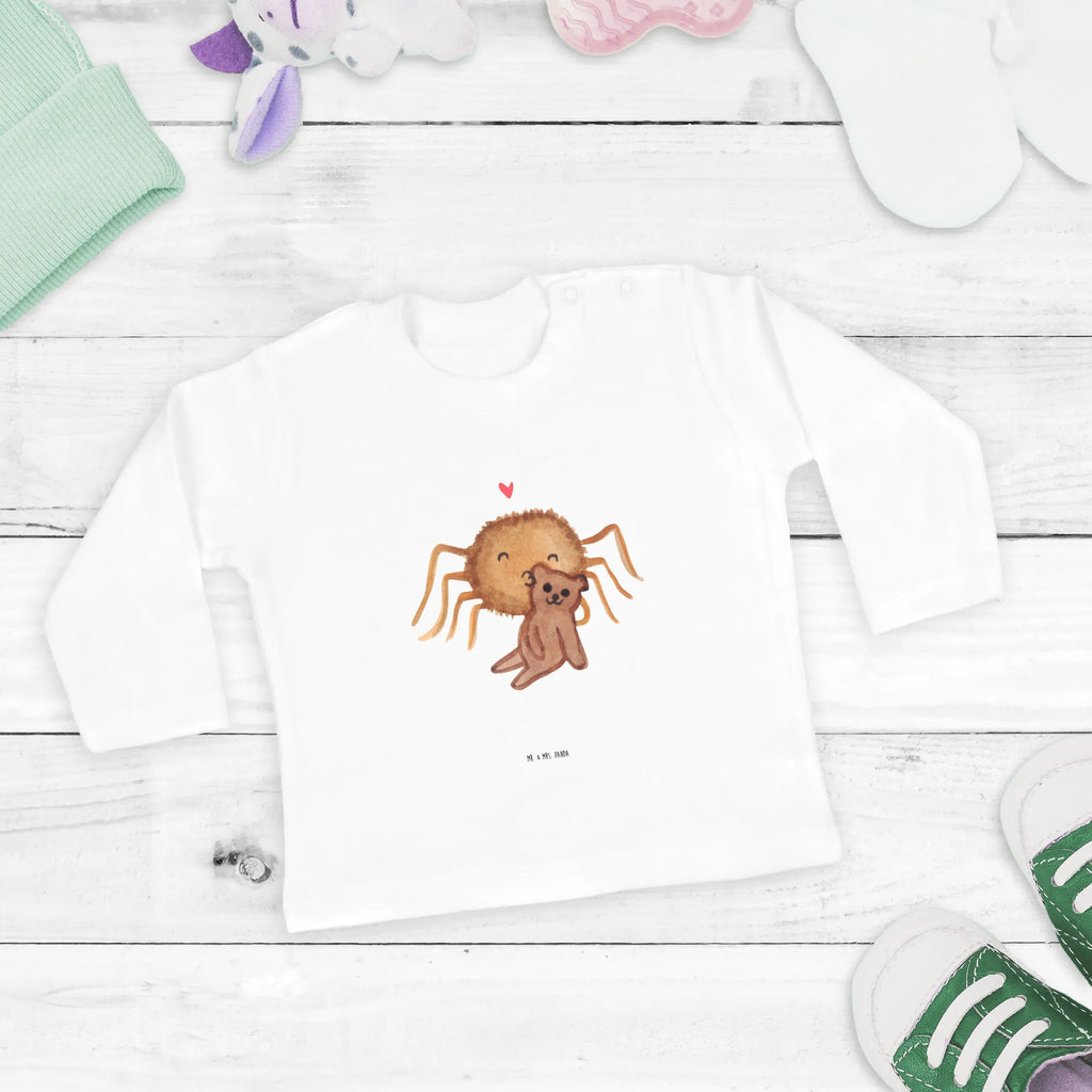 Baby Longsleeve Spinne Agathe Teddy Mädchen, Jungen, Baby, Langarm, Bio, Kleidung, Spinne Agathe, Spinne, Agathe, Videos, Merchandise, Freundschaft, Liebesgeschenk, Verliebt, Liebesbeweis, Teddy, Treue, Miteinander, Dankeschön