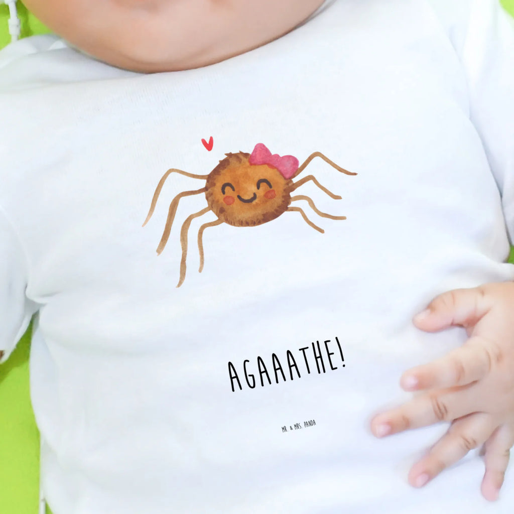 Baby Longsleeve Spinne Agathe Freude Mädchen, Jungen, Baby, Langarm, Bio, Kleidung, Spinne Agathe, Spinne, Agathe, Videos, Merchandise, Viral, Viraler Hit, Trend, Beliebte Spinne