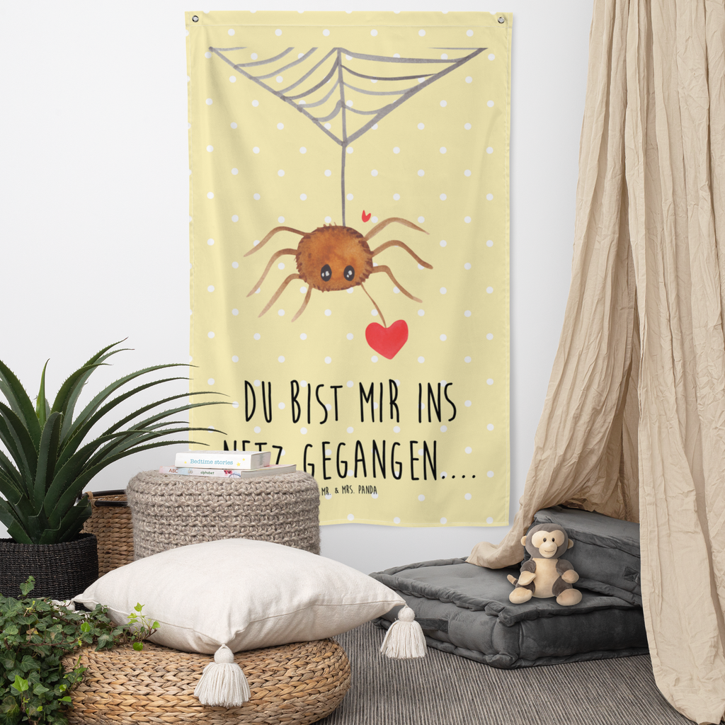 Wandteppich Spinne Agathe Liebe Wandbehang, Dekoration, Boho, Wandteppich, Wandtuch, Wanddeko, Tapisserie, Tapestry, Wandbild, Textil-Kunst, Schmuck-Wandbehang, Wand Deko, Kinderzimmer, Kinderzimmer Wand, Kinderzimmer Deko, Kinderzimmer Wanddeko, Spinne Agathe, Spinne, Agathe, Videos, Merchandise, Liebe, Verliebt, Liebesbeweis, Liebesgeschenk