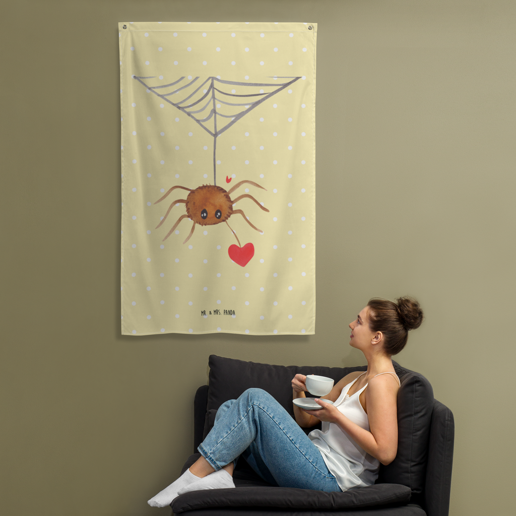 Wandteppich Spinne Agathe Liebe Wandbehang, Dekoration, Boho, Wandteppich, Wandtuch, Wanddeko, Tapisserie, Tapestry, Wandbild, Textil-Kunst, Schmuck-Wandbehang, Wand Deko, Kinderzimmer, Kinderzimmer Wand, Kinderzimmer Deko, Kinderzimmer Wanddeko, Spinne Agathe, Spinne, Agathe, Videos, Merchandise, Liebe, Verliebt, Liebesbeweis, Liebesgeschenk