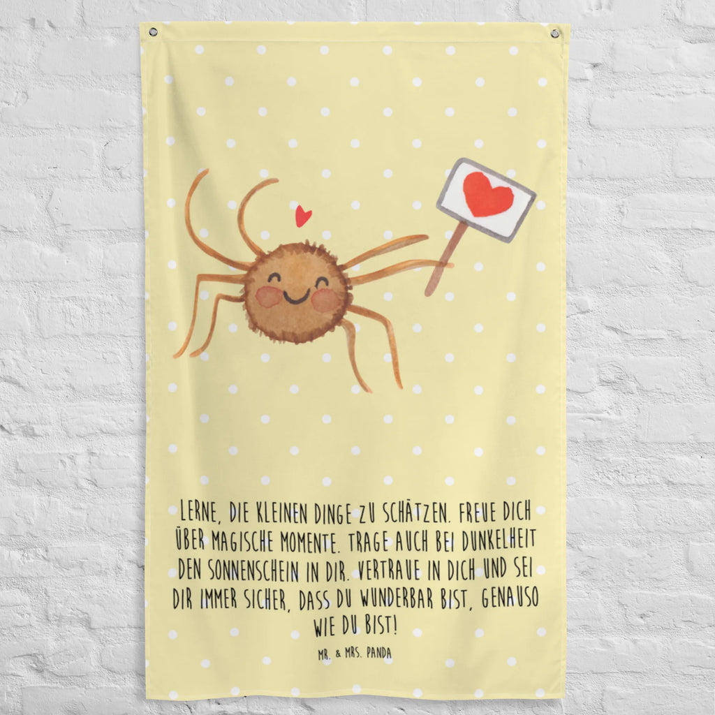 Wandteppich Spinne Agathe Motivation Wandbehang, Dekoration, Boho, Wandteppich, Wandtuch, Wanddeko, Tapisserie, Tapestry, Wandbild, Textil-Kunst, Schmuck-Wandbehang, Wand Deko, Kinderzimmer, Kinderzimmer Wand, Kinderzimmer Deko, Kinderzimmer Wanddeko, Spinne Agathe, Spinne, Agathe, Videos, Merchandise, Motivation, Glück, Liebe, Vertrauen, Dankeschön