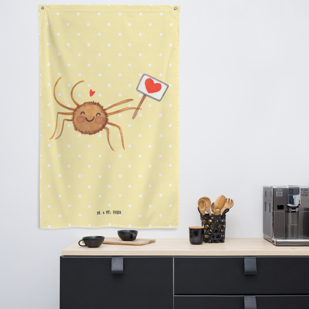 Wandteppich Spinne Agathe Motivation Wandbehang, Dekoration, Boho, Wandteppich, Wandtuch, Wanddeko, Tapisserie, Tapestry, Wandbild, Textil-Kunst, Schmuck-Wandbehang, Wand Deko, Kinderzimmer, Kinderzimmer Wand, Kinderzimmer Deko, Kinderzimmer Wanddeko, Spinne Agathe, Spinne, Agathe, Videos, Merchandise, Motivation, Glück, Liebe, Vertrauen, Dankeschön