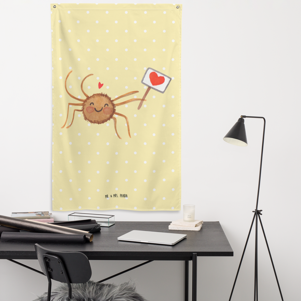 Wandteppich Spinne Agathe Motivation Wandbehang, Dekoration, Boho, Wandteppich, Wandtuch, Wanddeko, Tapisserie, Tapestry, Wandbild, Textil-Kunst, Schmuck-Wandbehang, Wand Deko, Kinderzimmer, Kinderzimmer Wand, Kinderzimmer Deko, Kinderzimmer Wanddeko, Spinne Agathe, Spinne, Agathe, Videos, Merchandise, Motivation, Glück, Liebe, Vertrauen, Dankeschön