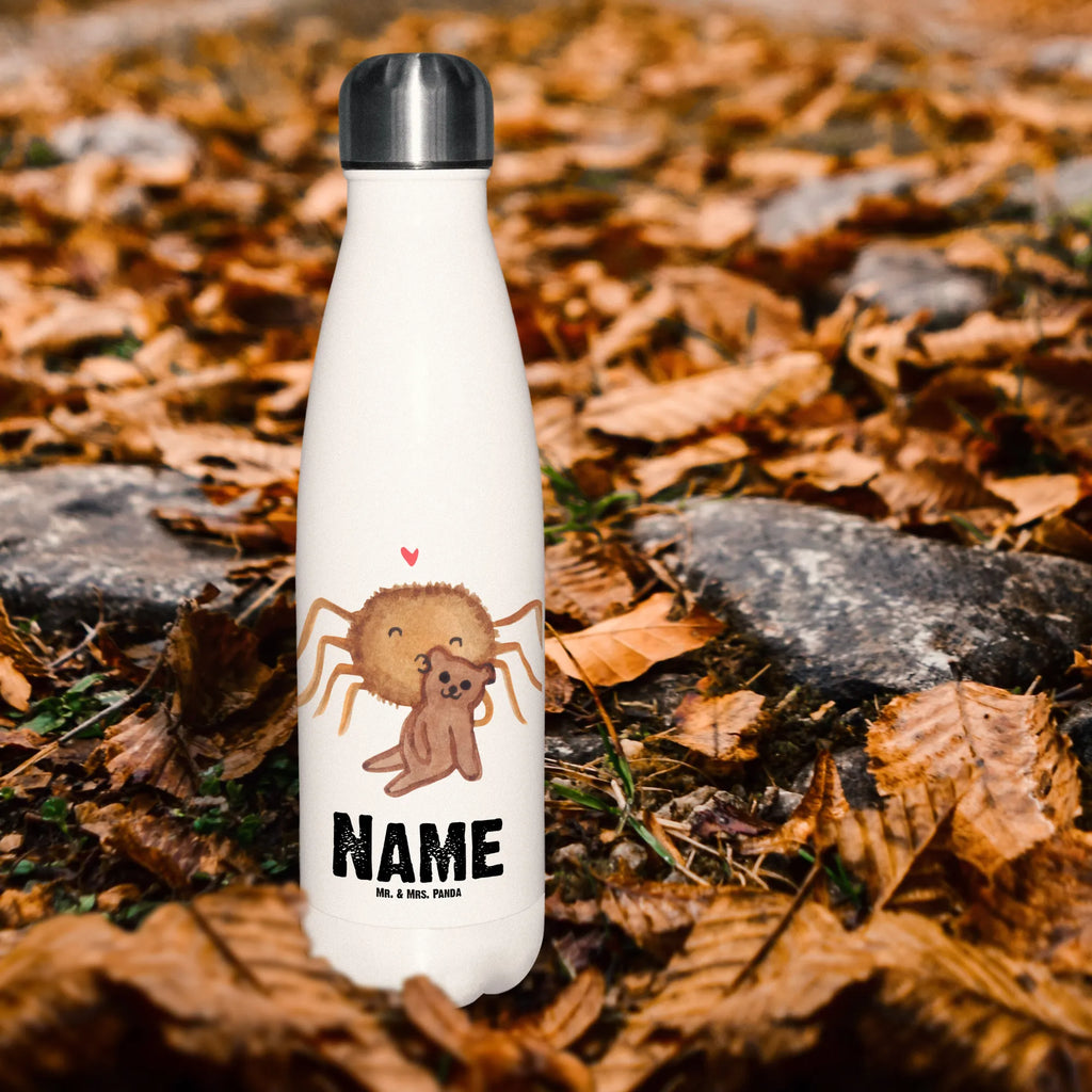 Personalisierte Thermosflasche Spinne Agathe Teddy Personalisierte Isolierflasche, Personalisierte Thermoflasche, Personalisierte Trinkflasche, Trinkflasche Mit Namen, Wunschname, Bedrucken, Namensflasche, Spinne Agathe, Spinne, Agathe, Videos, Merchandise, Freundschaft, Liebesgeschenk, Verliebt, Liebesbeweis, Teddy, Treue, Miteinander, Dankeschön