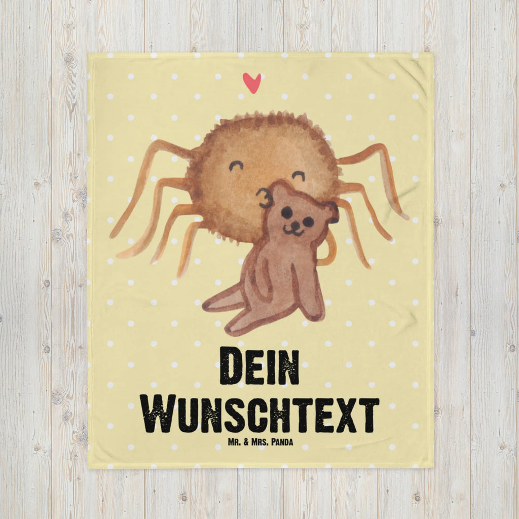 Baby blanket with name Spider Agathe Teddy Babdyecke personalisiert, Babydecke mit Namen, Babydecke bedrucken, Babygeschenk personalisiet, Babygeschenk mit Namen, Krabbeldecke mit Namen, Krabbeldecke personalisiert, Spinne Agathe, Spinne, Agathe, Videos, Merchandise, Freundschaft, Liebesgeschenk, Verliebt, Liebesbeweis, Teddy, Treue, Miteinander, Dankeschön