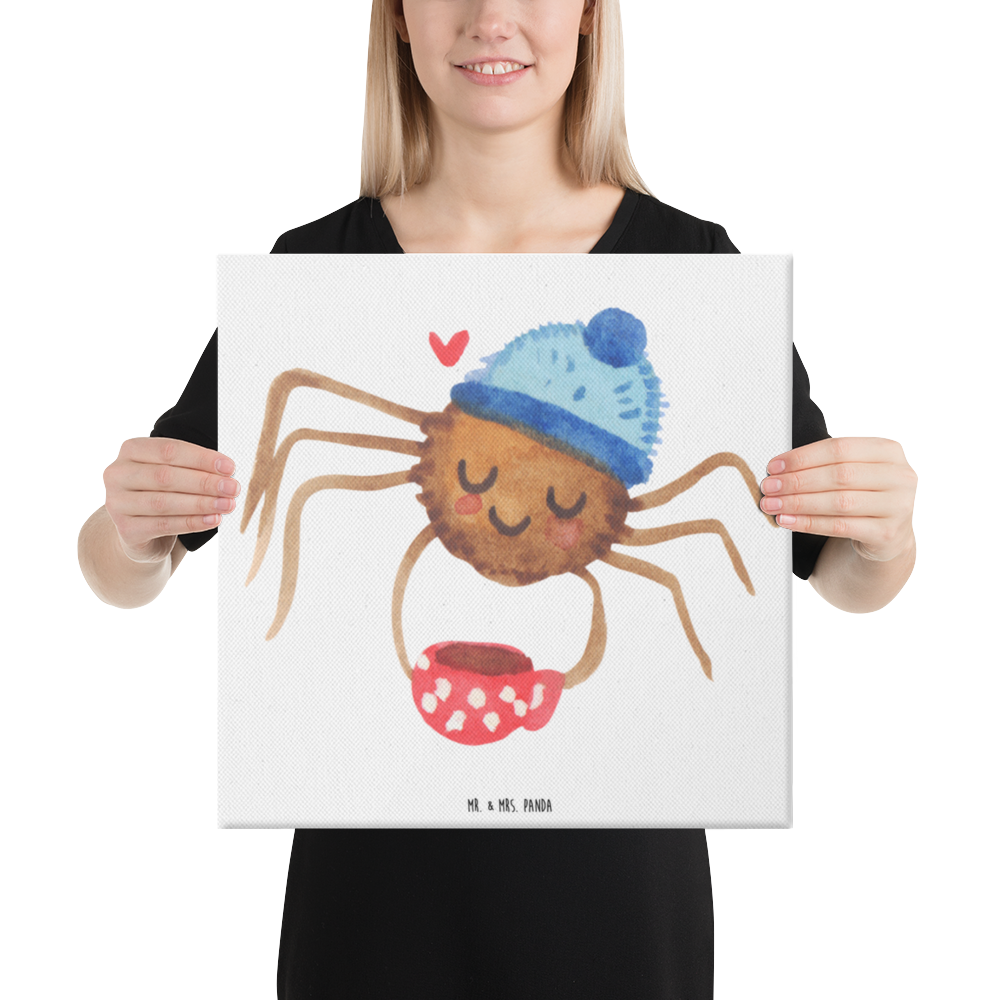 Leinwand Bild Spinne Agathe Kaffee Leinwand, Bild, Kunstdruck, Wanddeko, Dekoration, Spinne Agathe, Spinne, Agathe, Videos, Merchandise, Kaffee, Morgen, Morgenmuffel, Lebensweisheiten, Weiser Spruch