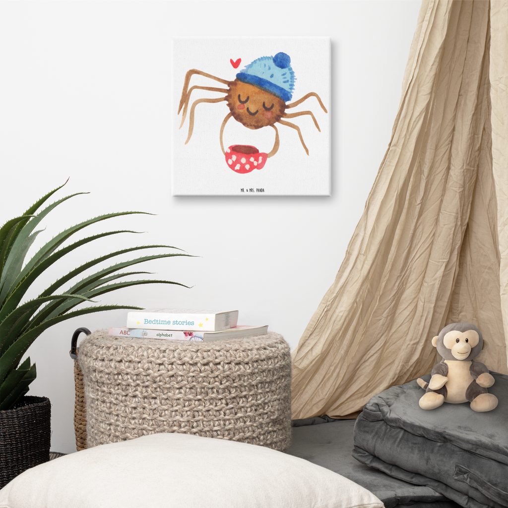 Leinwand Bild Spinne Agathe Kaffee Leinwand, Bild, Kunstdruck, Wanddeko, Dekoration, Spinne Agathe, Spinne, Agathe, Videos, Merchandise, Kaffee, Morgen, Morgenmuffel, Lebensweisheiten, Weiser Spruch