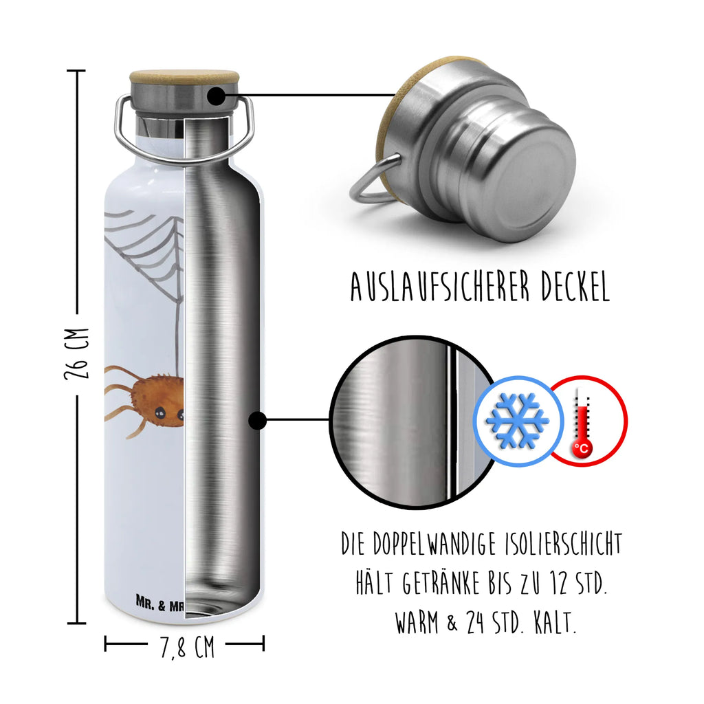 Trinkflasche Spinne Agathe Liebe Thermosflasche, Isolierflasche, Edelstahl, Trinkflasche, isoliert, Wamrhaltefunktion, Sportflasche, Flasche zum Sport, Sportlerflasche, Spinne Agathe, Spinne, Agathe, Videos, Merchandise, Liebe, Verliebt, Liebesbeweis, Liebesgeschenk