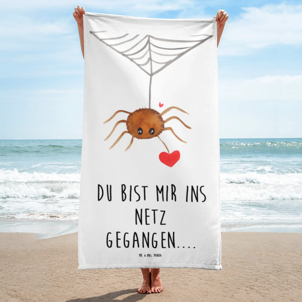 XL Badehandtuch Spinne Agathe Liebe Handtuch, Badetuch, Duschtuch, Strandtuch, Saunatuch, Spinne Agathe, Spinne, Agathe, Videos, Merchandise, Liebe, Verliebt, Liebesbeweis, Liebesgeschenk