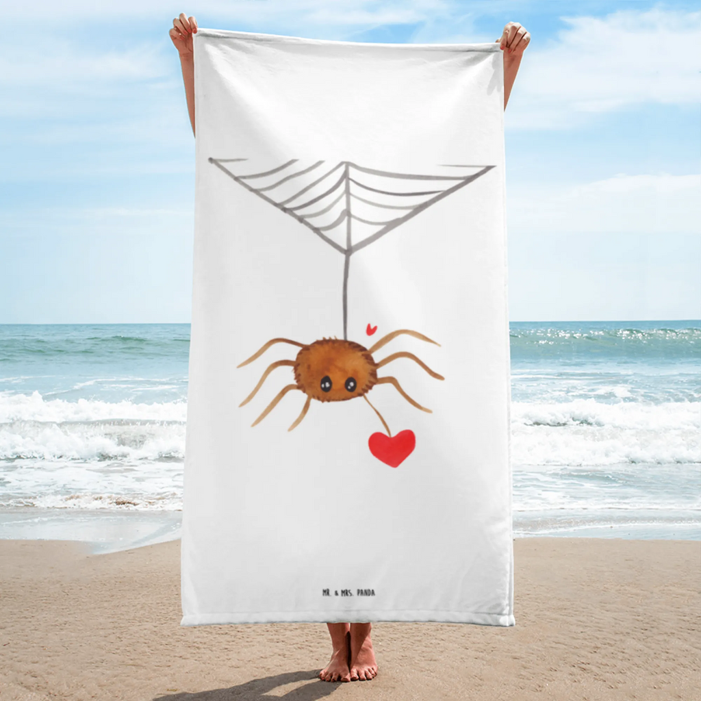 XL Badehandtuch Spinne Agathe Liebe Handtuch, Badetuch, Duschtuch, Strandtuch, Saunatuch, Spinne Agathe, Spinne, Agathe, Videos, Merchandise, Liebe, Verliebt, Liebesbeweis, Liebesgeschenk