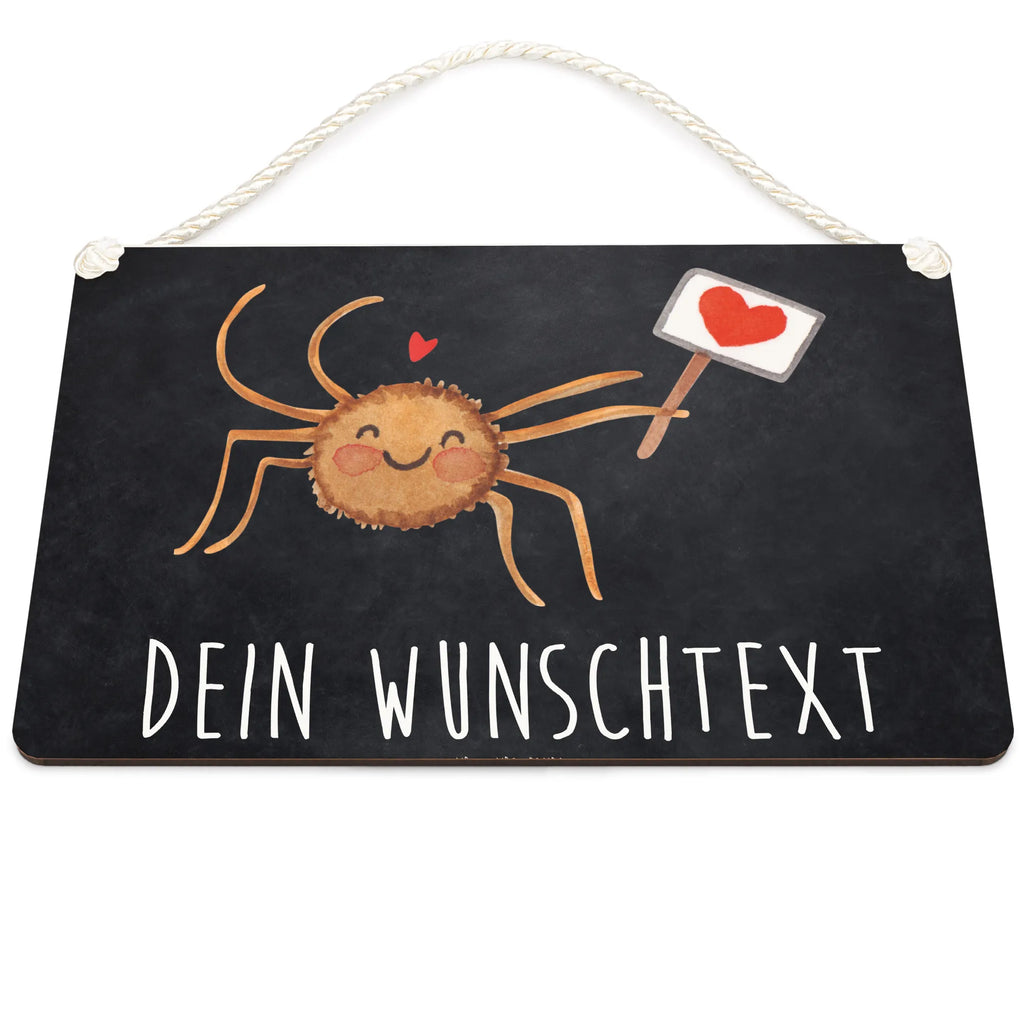 Personalisiertes Deko Schild Spinne Agathe Motivation Dekoschild, Deko Schild, Schild, Tür Schild, Türschild, Holzschild, Wandschild, Wanddeko, Spinne Agathe, Spinne, Agathe, Videos, Merchandise, Motivation, Glück, Liebe, Vertrauen, Dankeschön