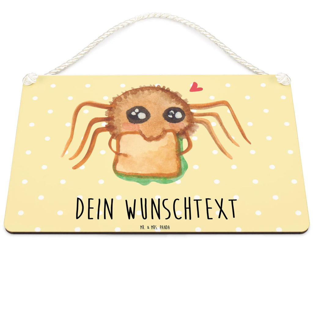 Personalisiertes Deko Schild Spinne Agathe Sandwich Dekoschild, Deko Schild, Schild, Tür Schild, Türschild, Holzschild, Wandschild, Wanddeko, Spinne Agathe, Spinne, Agathe, Videos, Merchandise, Glück, Mut, Hungrig, Verfressen, Lebensfreude, Alles wird gut, Hunger