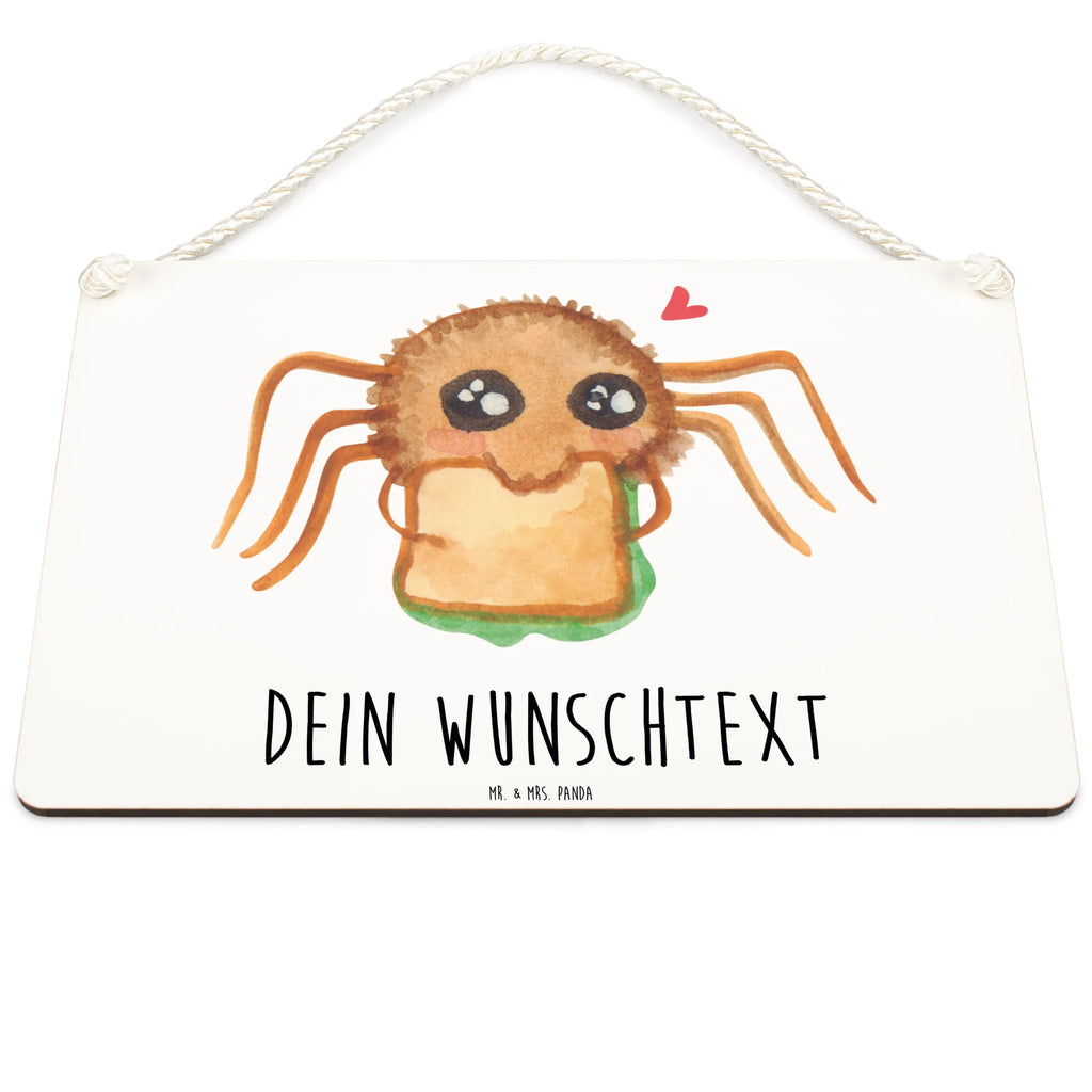 Personalisiertes Deko Schild Spinne Agathe Sandwich Dekoschild, Deko Schild, Schild, Tür Schild, Türschild, Holzschild, Wandschild, Wanddeko, Spinne Agathe, Spinne, Agathe, Videos, Merchandise, Glück, Mut, Hungrig, Verfressen, Lebensfreude, Alles wird gut, Hunger