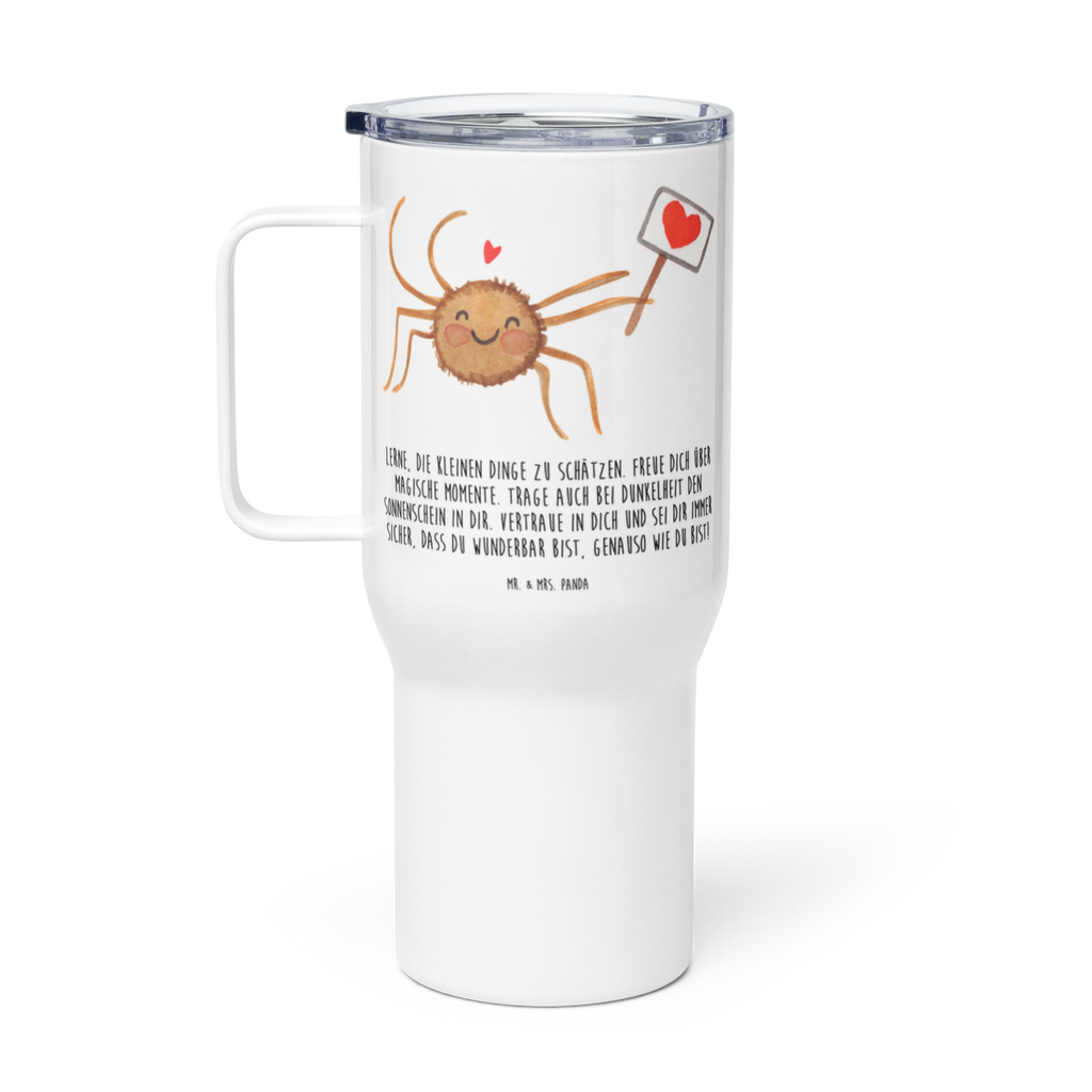 XXL Thermobecher Spinne Agathe Motivation Thermobecher, XL Thermobecher, Reisebecher, XL Reisetasse, Großer Thermobecher, Autobecher, Jumbo Becher, Spinne Agathe, Spinne, Agathe, Videos, Merchandise, Motivation, Glück, Liebe, Vertrauen, Dankeschön