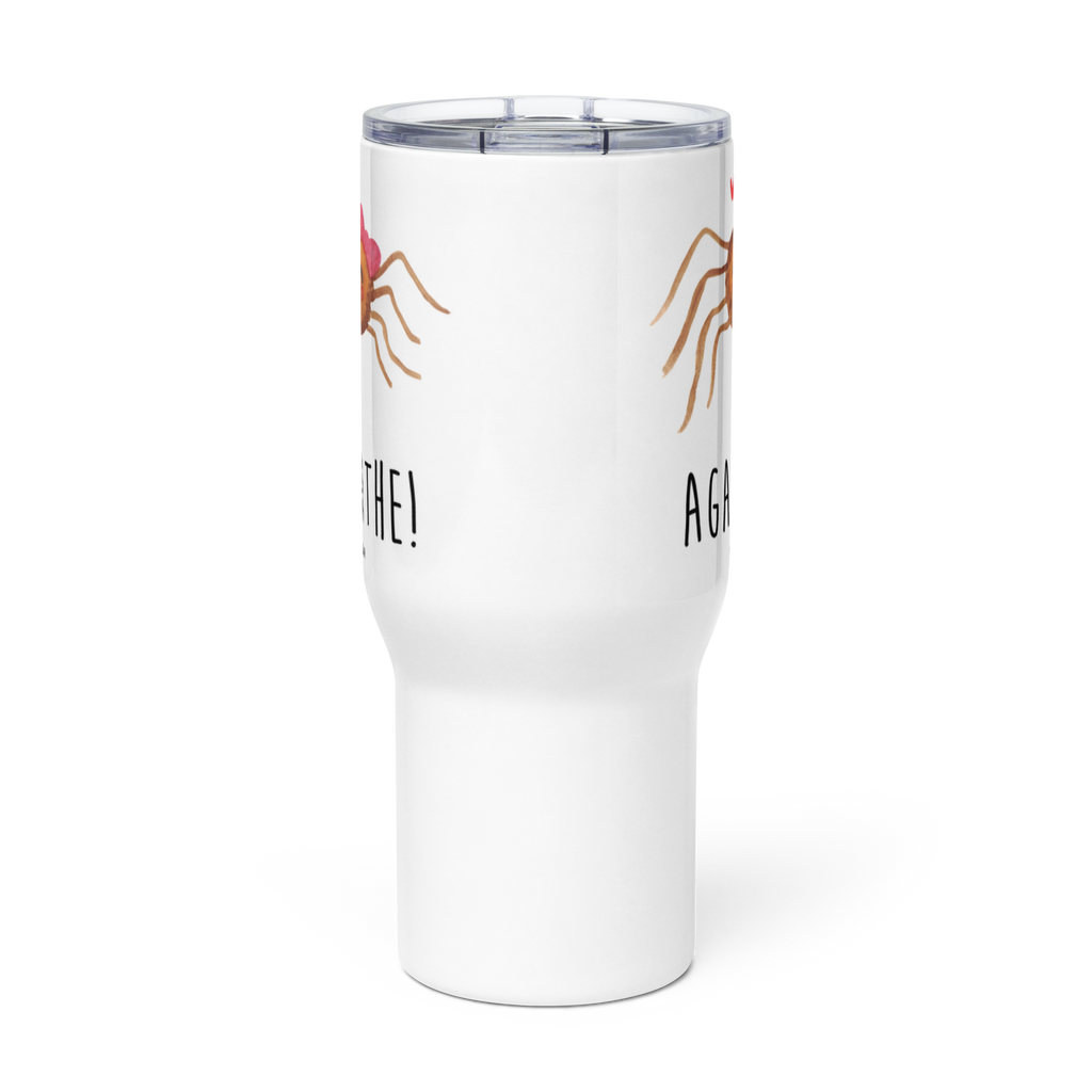 XXL Thermobecher Spinne Agathe Freude Thermobecher, XL Thermobecher, Reisebecher, XL Reisetasse, Großer Thermobecher, Autobecher, Jumbo Becher, Spinne Agathe, Spinne, Agathe, Videos, Merchandise, Viral, Viraler Hit, Trend, Beliebte Spinne