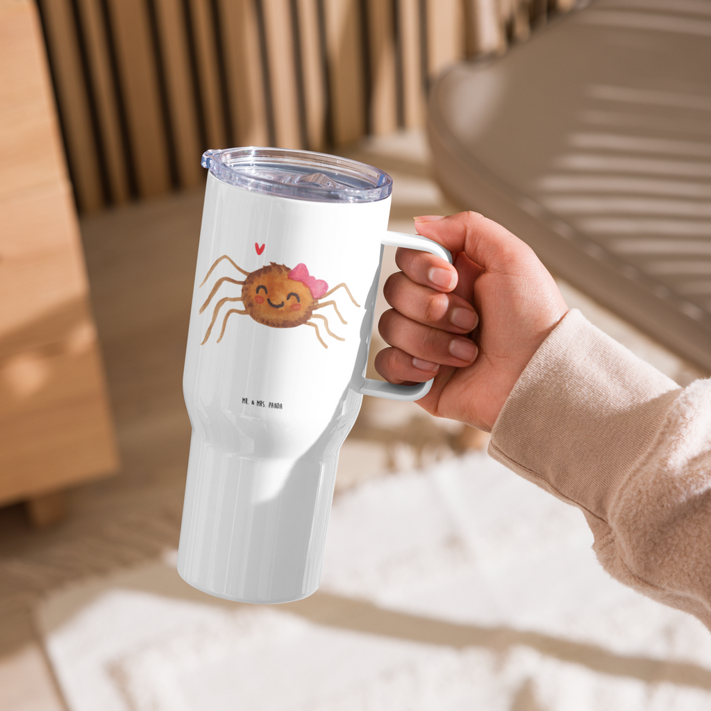 XXL Thermobecher Spinne Agathe Freude Thermobecher, XL Thermobecher, Reisebecher, XL Reisetasse, Großer Thermobecher, Autobecher, Jumbo Becher, Spinne Agathe, Spinne, Agathe, Videos, Merchandise, Viral, Viraler Hit, Trend, Beliebte Spinne