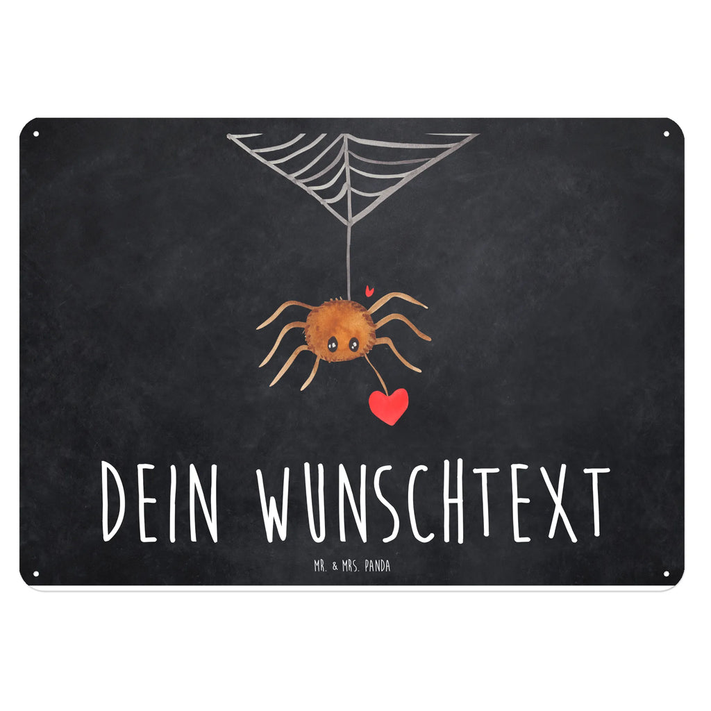 Personalisiertes Blechschild Spinne Agathe Liebe Blechschild, Metallschild, Geschenk Schild, Schild, Magnet-Metall-Schild, Deko Schild, Wandschild, Wand-Dekoration, Türschild, Spinne Agathe, Spinne, Agathe, Videos, Merchandise, Liebe, Verliebt, Liebesbeweis, Liebesgeschenk