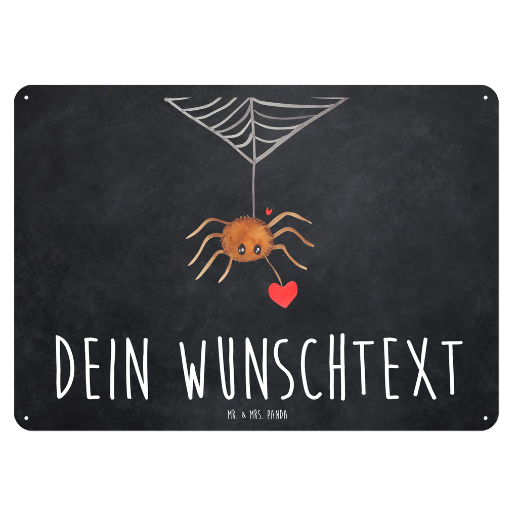 Personalisiertes Blechschild Spinne Agathe Liebe Blechschild, Metallschild, Geschenk Schild, Schild, Magnet-Metall-Schild, Deko Schild, Wandschild, Wand-Dekoration, Türschild, Spinne Agathe, Spinne, Agathe, Videos, Merchandise, Liebe, Verliebt, Liebesbeweis, Liebesgeschenk