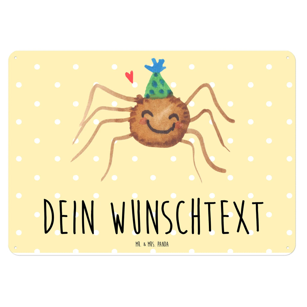 Personalisiertes Blechschild Spinne Agathe Party Blechschild, Metallschild, Geschenk Schild, Schild, Magnet-Metall-Schild, Deko Schild, Wandschild, Wand-Dekoration, Türschild, Spinne Agathe, Spinne, Agathe, Videos, Merchandise, Selbstliebe, Wunder, Motivation, Glück