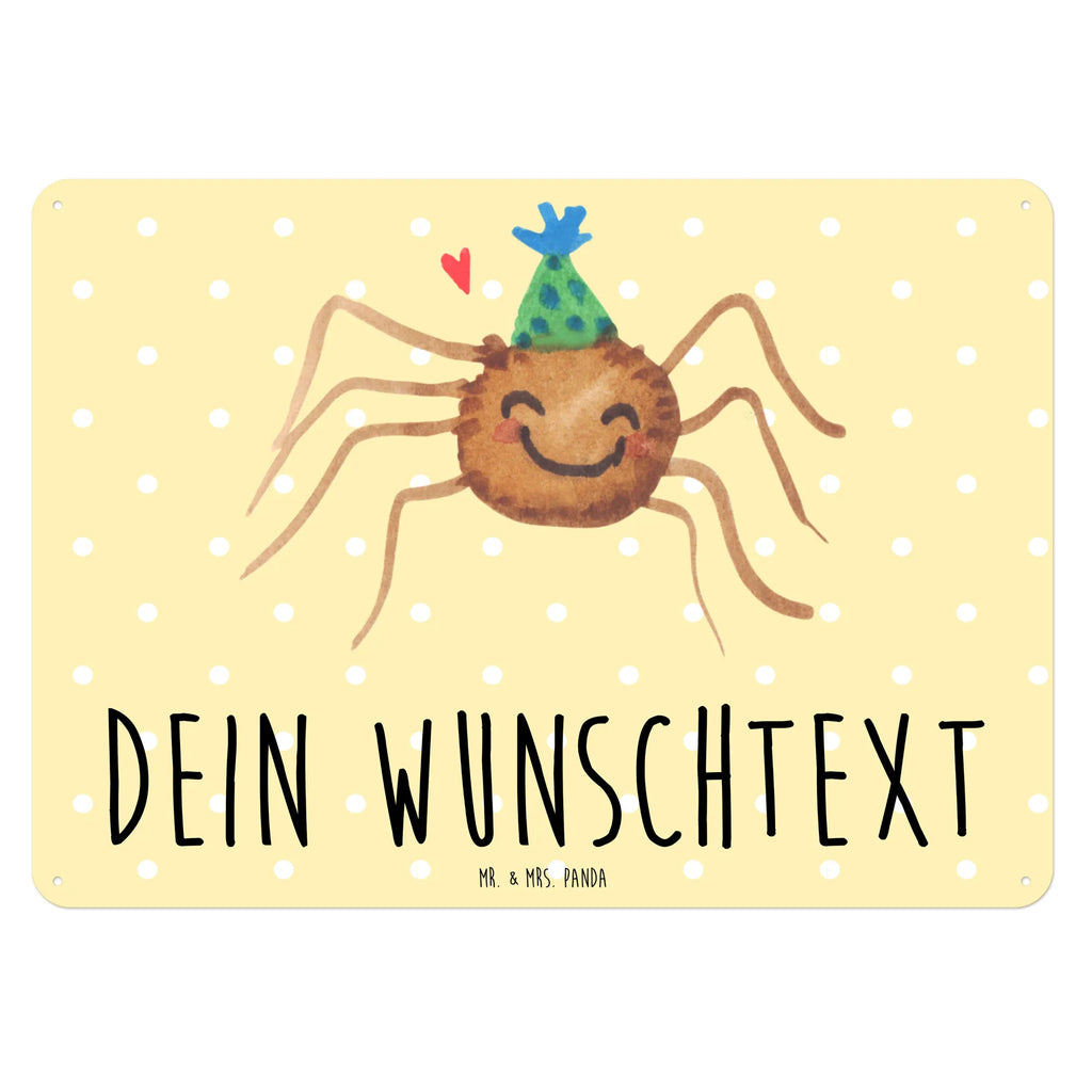 Personalisiertes Blechschild Spinne Agathe Party Blechschild, Metallschild, Geschenk Schild, Schild, Magnet-Metall-Schild, Deko Schild, Wandschild, Wand-Dekoration, Türschild, Spinne Agathe, Spinne, Agathe, Videos, Merchandise, Selbstliebe, Wunder, Motivation, Glück