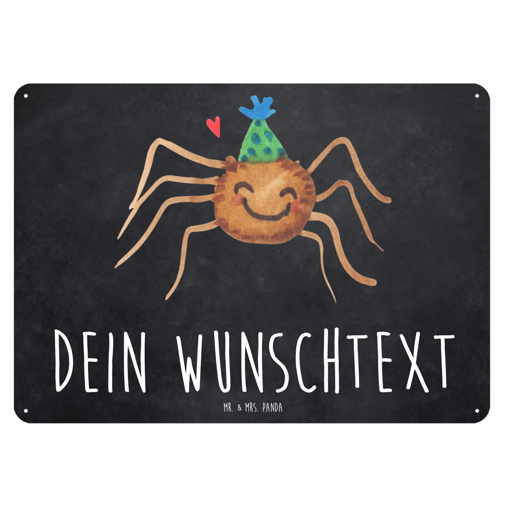 Personalisiertes Blechschild Spinne Agathe Party Blechschild, Metallschild, Geschenk Schild, Schild, Magnet-Metall-Schild, Deko Schild, Wandschild, Wand-Dekoration, Türschild, Spinne Agathe, Spinne, Agathe, Videos, Merchandise, Selbstliebe, Wunder, Motivation, Glück