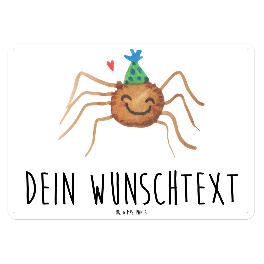 Personalisiertes Blechschild Spinne Agathe Party Blechschild, Metallschild, Geschenk Schild, Schild, Magnet-Metall-Schild, Deko Schild, Wandschild, Wand-Dekoration, Türschild, Spinne Agathe, Spinne, Agathe, Videos, Merchandise, Selbstliebe, Wunder, Motivation, Glück