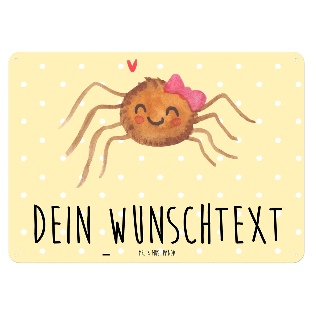 Personalisiertes Blechschild Spinne Agathe Freude Blechschild, Metallschild, Geschenk Schild, Schild, Magnet-Metall-Schild, Deko Schild, Wandschild, Wand-Dekoration, Türschild, Spinne Agathe, Spinne, Agathe, Videos, Merchandise, Viral, Viraler Hit, Trend, Beliebte Spinne
