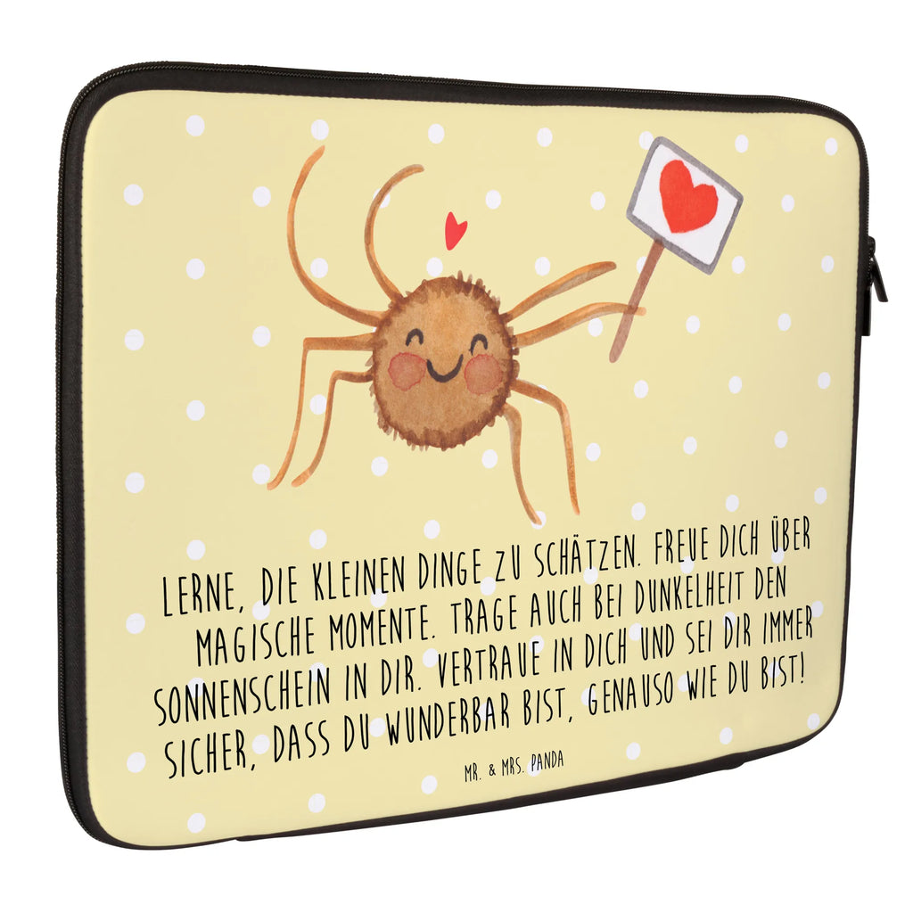 Notebook Tasche Spinne Agathe Motivation Notebook Tasche, Laptop, Computertasche, Tasche, Notebook-Tasche, Notebook-Reisehülle, Notebook Schutz, Spinne Agathe, Spinne, Agathe, Videos, Merchandise, Motivation, Glück, Liebe, Vertrauen, Dankeschön