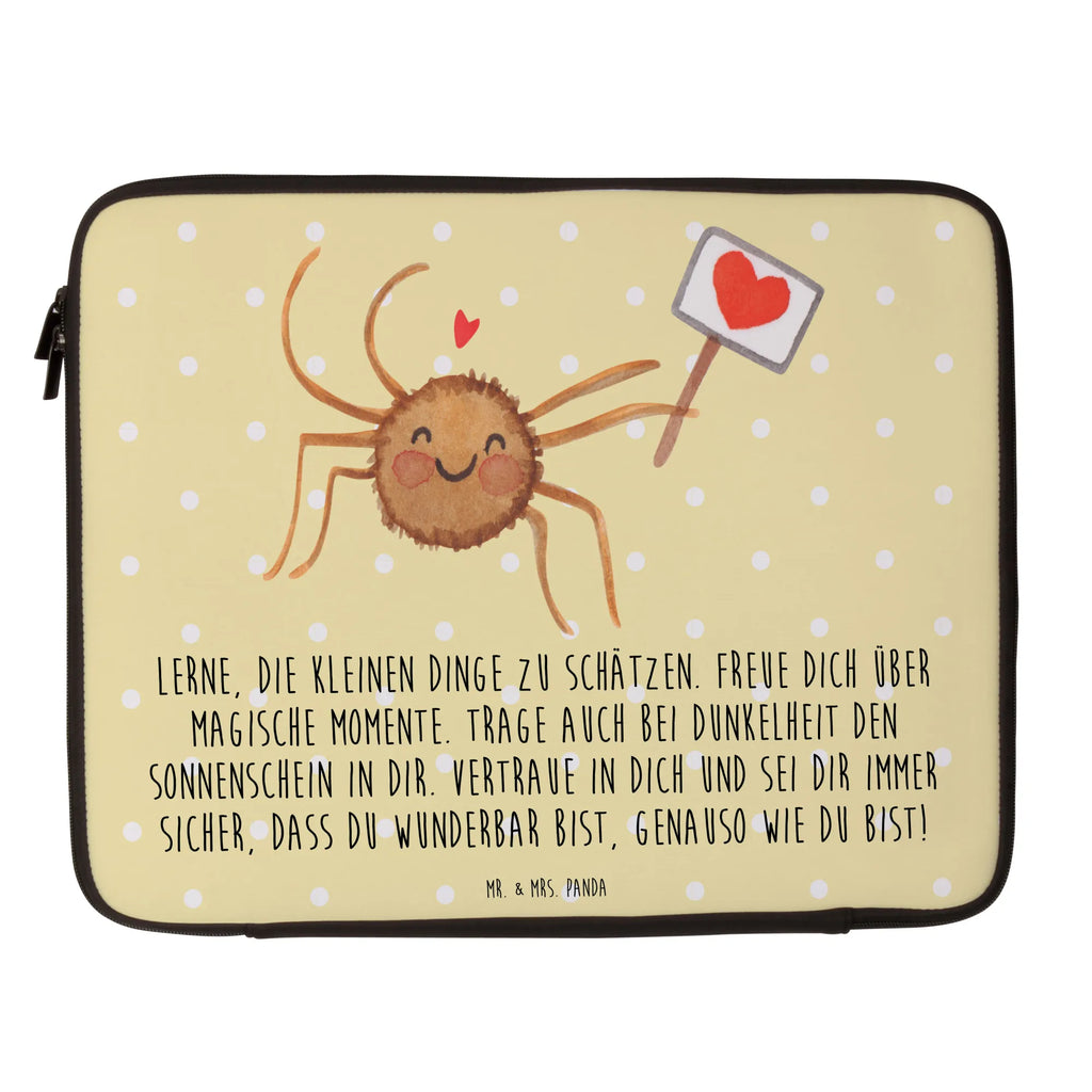 Notebook Tasche Spinne Agathe Motivation Notebook Tasche, Laptop, Computertasche, Tasche, Notebook-Tasche, Notebook-Reisehülle, Notebook Schutz, Spinne Agathe, Spinne, Agathe, Videos, Merchandise, Motivation, Glück, Liebe, Vertrauen, Dankeschön