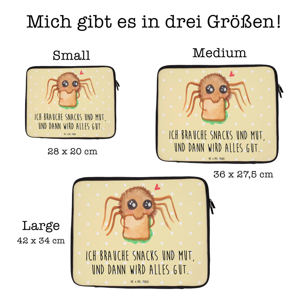 Notebook Tasche Spinne Agathe Sandwich Notebook Tasche, Laptop, Computertasche, Tasche, Notebook-Tasche, Notebook-Reisehülle, Notebook Schutz, Spinne Agathe, Spinne, Agathe, Videos, Merchandise, Glück, Mut, Hungrig, Verfressen, Lebensfreude, Alles wird gut, Hunger