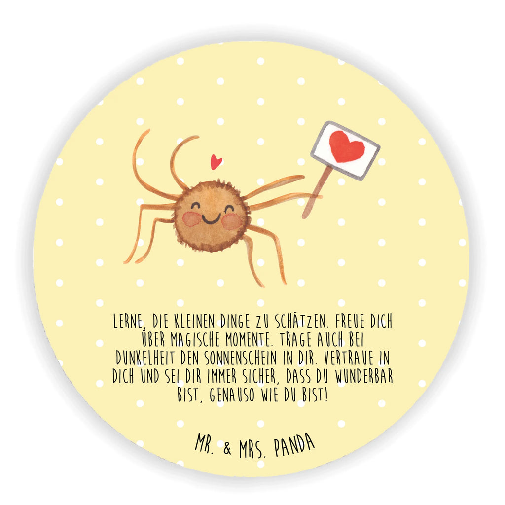 Rund Magnet Spinne Agathe Motivation Kühlschrankmagnet, Pinnwandmagnet, Souvenir Magnet, Motivmagnete, Dekomagnet, Whiteboard Magnet, Notiz Magnet, Kühlschrank Dekoration, Spinne Agathe, Spinne, Agathe, Videos, Merchandise, Motivation, Glück, Liebe, Vertrauen, Dankeschön