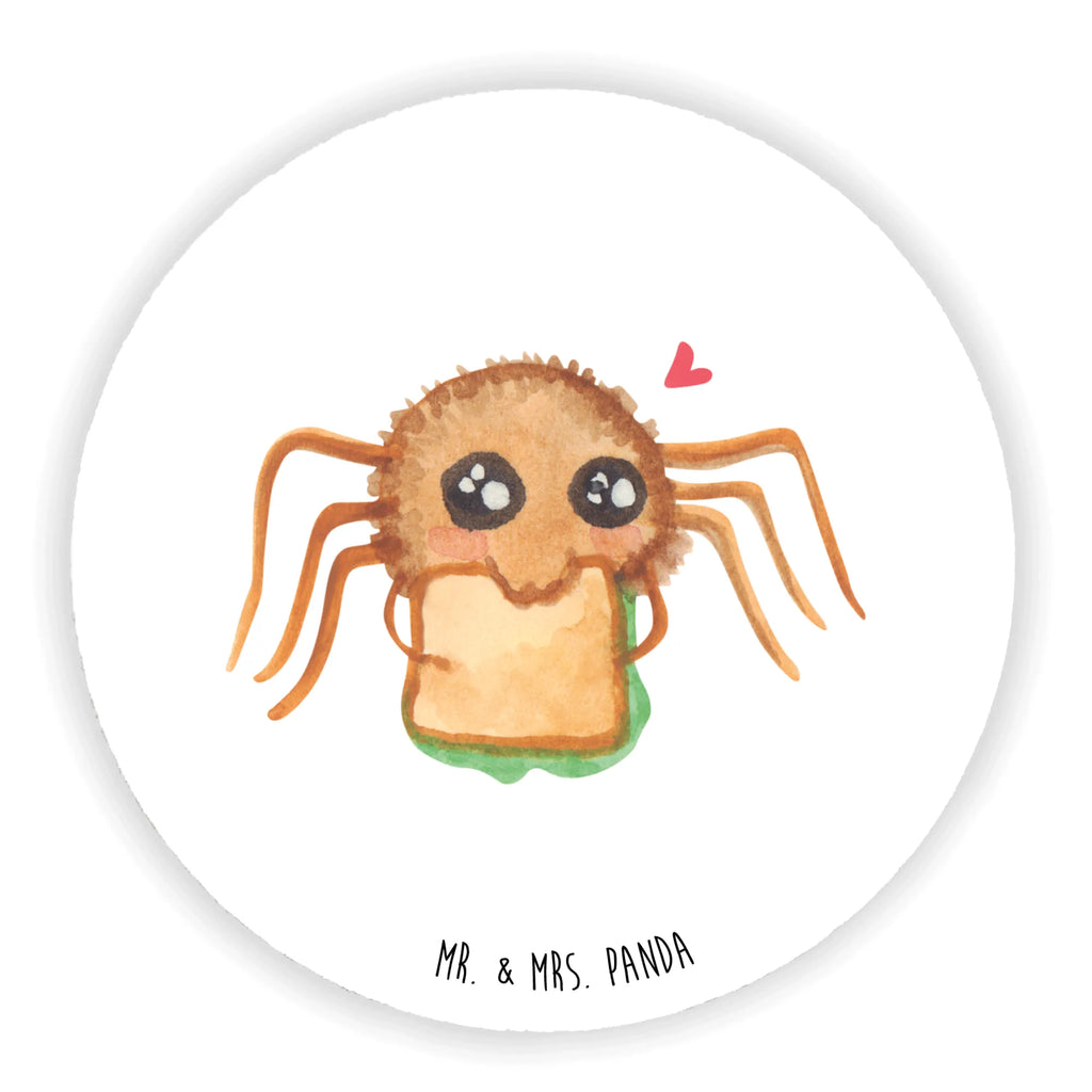 Rund Magnet Spinne Agathe Sandwich Kühlschrankmagnet, Pinnwandmagnet, Souvenir Magnet, Motivmagnete, Dekomagnet, Whiteboard Magnet, Notiz Magnet, Kühlschrank Dekoration, Spinne Agathe, Spinne, Agathe, Videos, Merchandise, Glück, Mut, Hungrig, Verfressen, Lebensfreude, Alles wird gut, Hunger