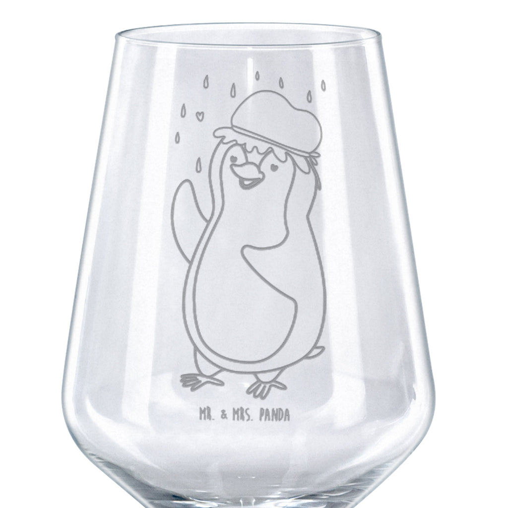 Rotwein Glas Pinguin duscht Rotweinglas, Weinglas, Rotwein Glas, Weinglas mit Gravur, Geschenk für Weinliebhaber, Spülmaschinenfeste Weingläser, Hochwertige Weinaccessoires, Pinguin, Pinguine, Dusche, duschen, Lebensmotto, Motivation, Neustart, Neuanfang, glücklich sein