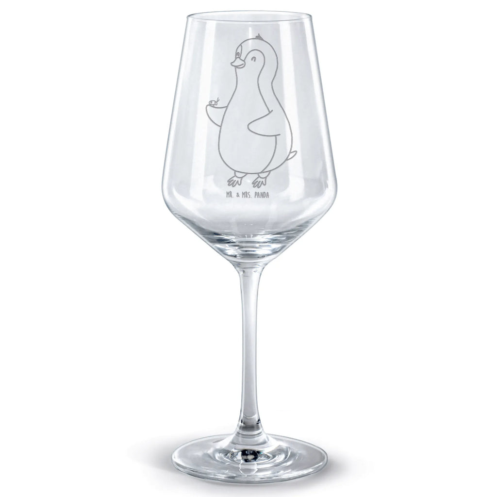 Rotwein Glas Pinguin Marienkäfer Rotweinglas, Weinglas, Rotwein Glas, Weinglas mit Gravur, Geschenk für Weinliebhaber, Spülmaschinenfeste Weingläser, Hochwertige Weinaccessoires, Pinguin, Pinguine, Marienkäfer, Liebe, Wunder, Glück, Freude, Lebensfreude