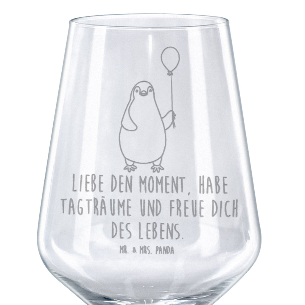 Rotwein Glas Pinguin Luftballon Rotweinglas, Weinglas, Rotwein Glas, Weinglas mit Gravur, Geschenk für Weinliebhaber, Spülmaschinenfeste Weingläser, Hochwertige Weinaccessoires, Pinguin, Pinguine, Luftballon, Tagträume, Lebenslust, Geschenk Freundin, Geschenkidee, beste Freundin, Motivation, Neustart, neues Leben, Liebe, Glück