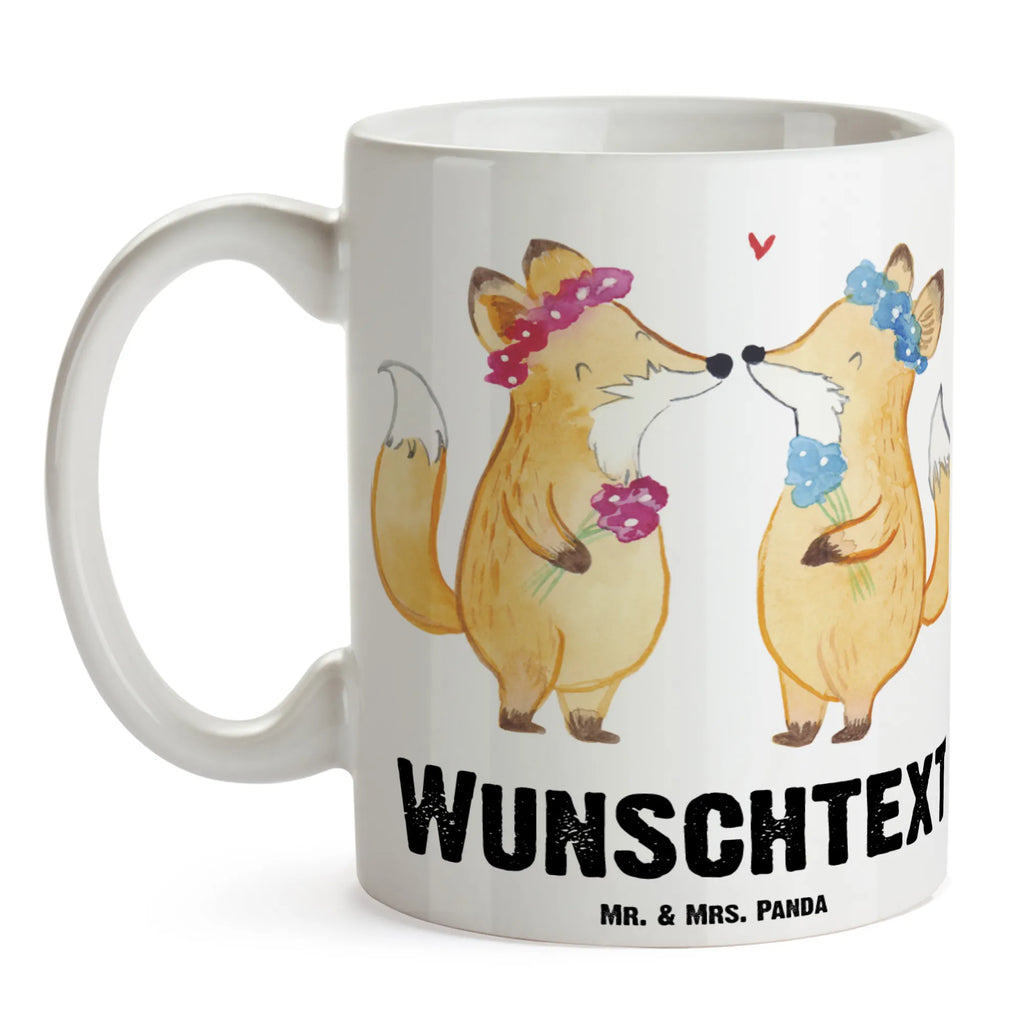 Personalisierte Tasse Füchse Pärchen Lesbian Pride Personalisierte Tasse, Namenstasse, Wunschname, Personalisiert, Tasse, Namen, Drucken, Tasse mit Namen, Hochzeit, Hochzeitsgeschenk, Ehe, Hochzeitsfeier, Trauung, Trauungsgeschenk, Hochzeitskarte, Verlobungsfeier, Verlobungsgeschenk, Hochzeitsgeschenkideen, Hochzeitsgeschenke für Brautpaar