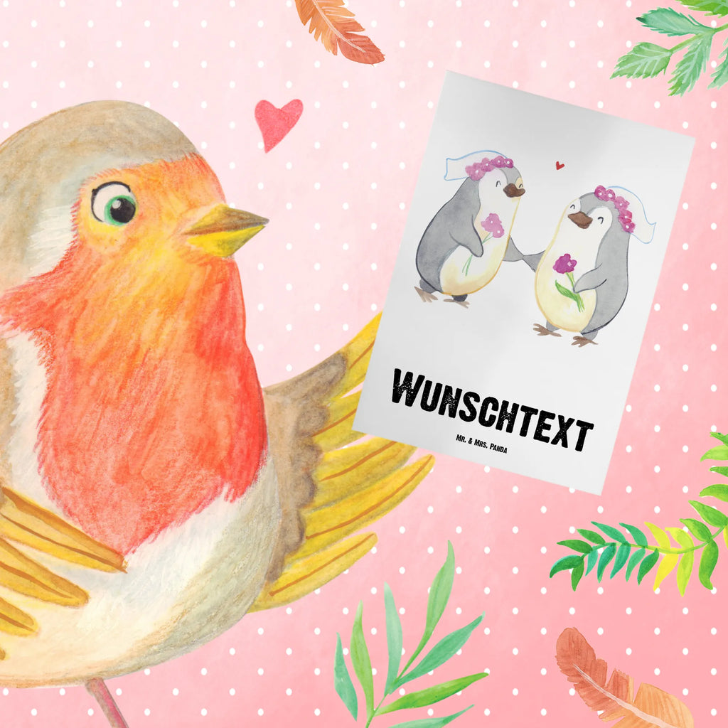 Personalisierte Grußkarte Pinguin Pärchen Lesbian Pride Personalisierte Grußkarte, Personalisiertere Klappkarte, Personalisierte Einladungskarte, Personalisierte Glückwunschkarte, Personalisierte Hochzeitskarte, Personalisierte Geburtstagskarte, Grußkarte mit Namen, Grußkarte selber drucken, Grußkarte selbst gestalten, Grußkarte mit persönlichen Nachrichten, Grußkarte als Geldgeschenk, Grußkarten personalisiert, Personalisierte Karte, Hochzeit, Hochzeitsgeschenk, Ehe, Hochzeitsfeier, Trauung, Trauungsgeschenk, Hochzeitskarte, Verlobungsfeier, Verlobungsgeschenk, Hochzeitsgeschenkideen, Hochzeitsgeschenke für Brautpaar, Gleichgeschlechtliche Hochzeit