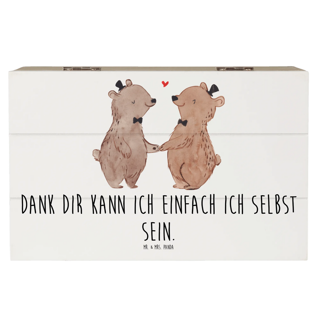 Holzkiste Bären Pärchen Gay Pride Holzkiste, Kiste, Schatzkiste, Truhe, Schatulle, XXL, Erinnerungsbox, Erinnerungskiste, Dekokiste, Aufbewahrungsbox, Geschenkbox, Geschenkdose, Hochzeit, Hochzeitsgeschenk, Ehe, Hochzeitsfeier, Trauung, Trauungsgeschenk, Hochzeitskarte, Verlobungsfeier, Verlobungsgeschenk, Hochzeitsgeschenkideen, Hochzeitsgeschenke für Brautpaar