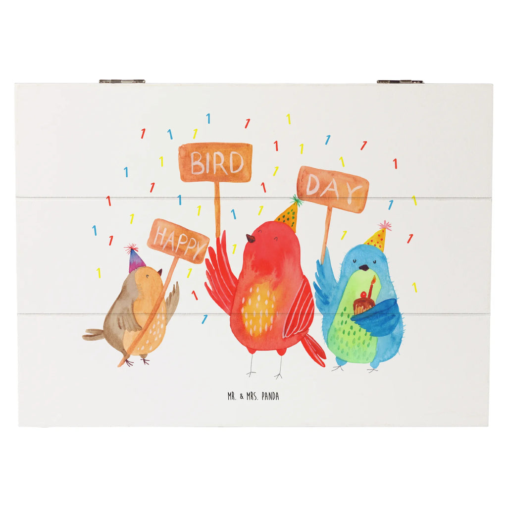 Holzkiste 1. Geburtstag Happy Bird Day Holzkiste, Kiste, Schatzkiste, Truhe, Schatulle, XXL, Erinnerungsbox, Erinnerungskiste, Dekokiste, Aufbewahrungsbox, Geschenkbox, Geschenkdose, Geburtstag, Geburtstagsgeschenk, Geschenk, zum, Party, Feier, schenken, für