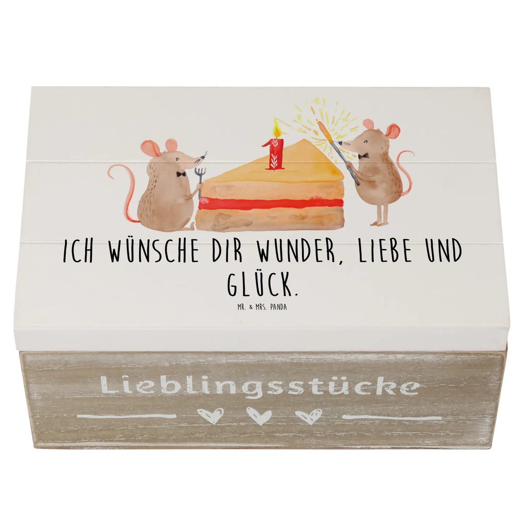 Holzkiste 1. Geburtstag Mäuse Kuchen Holzkiste, Kiste, Schatzkiste, Truhe, Schatulle, XXL, Erinnerungsbox, Erinnerungskiste, Dekokiste, Aufbewahrungsbox, Geschenkbox, Geschenkdose, Geburtstag, Geburtstagsgeschenk, Geschenk, Maus, Geburtstage, Happy Birthday, Geburtstagsfeier