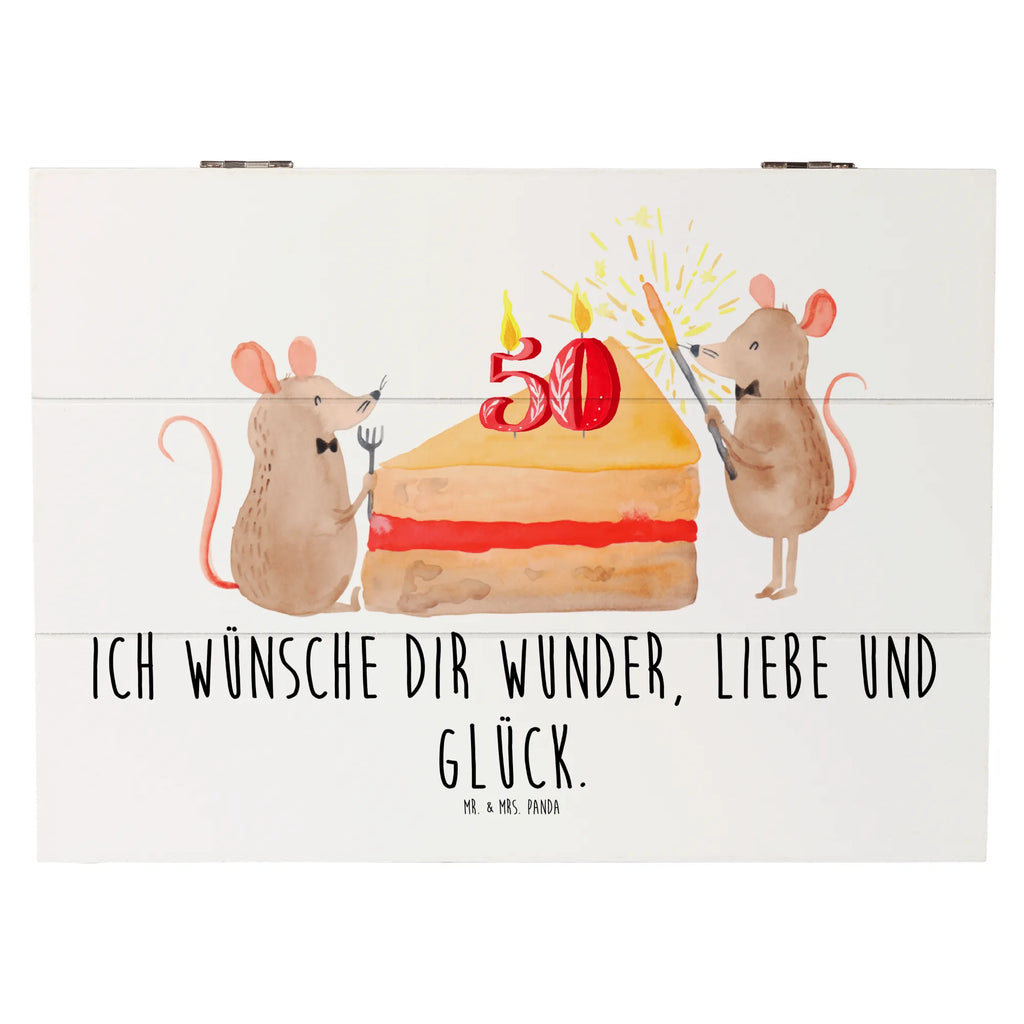 Holzkiste 50. Geburtstag Mäuse Kuchen Holzkiste, Kiste, Schatzkiste, Truhe, Schatulle, XXL, Erinnerungsbox, Erinnerungskiste, Dekokiste, Aufbewahrungsbox, Geschenkbox, Geschenkdose, Geburtstag, Geburtstagsgeschenk, Geschenk, Maus, Geburtstage, Happy Birthday, Geburtstagsfeier