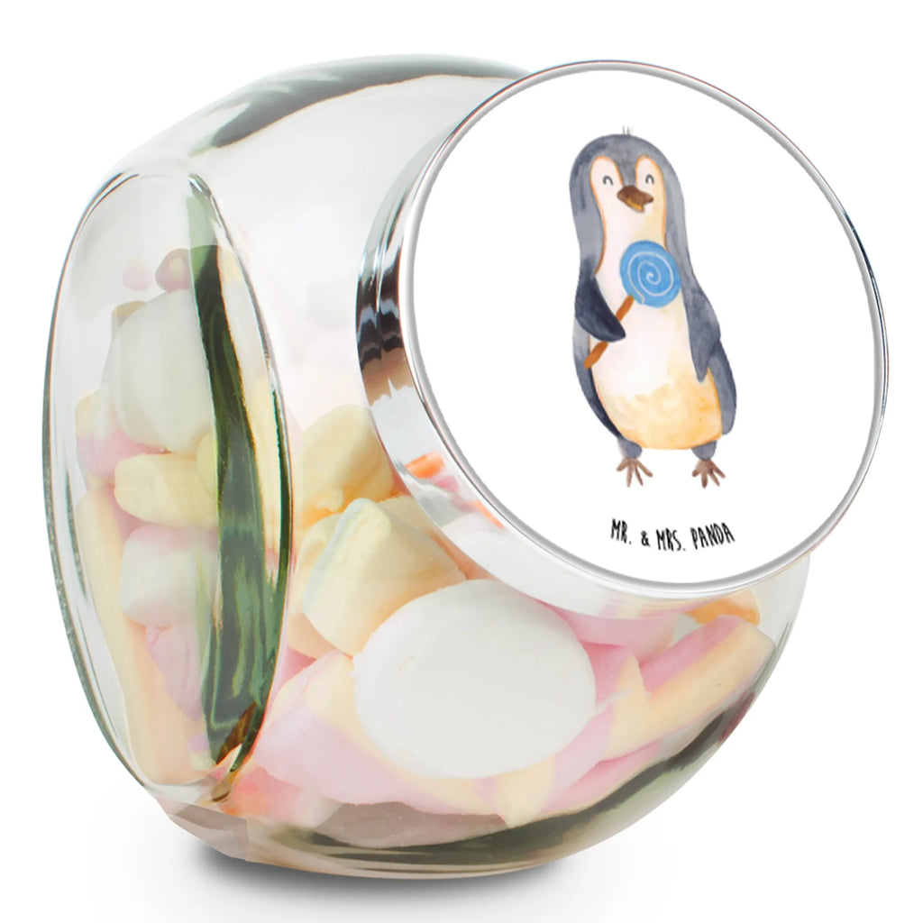 Bonbonglas Pinguin Lolli Vorratsdose, Vorratsbehälter, Süßigkeitenglas, Süßigkeitendose, Kaffeedose, Müslidose, Teedose, Keksbehälter, Keksedose, Glasdose, Glasbälter, Vorratsglas, Küchenbehälter, Aufbewahrungsdose, Aufbewahungsglas, Gewürzdose, Küchenorganizer, Snackdose, Pinguin, Pinguine, Lolli, Süßigkeiten, Blödsinn, Spruch, Rebell, Gauner, Ganove, Rabauke