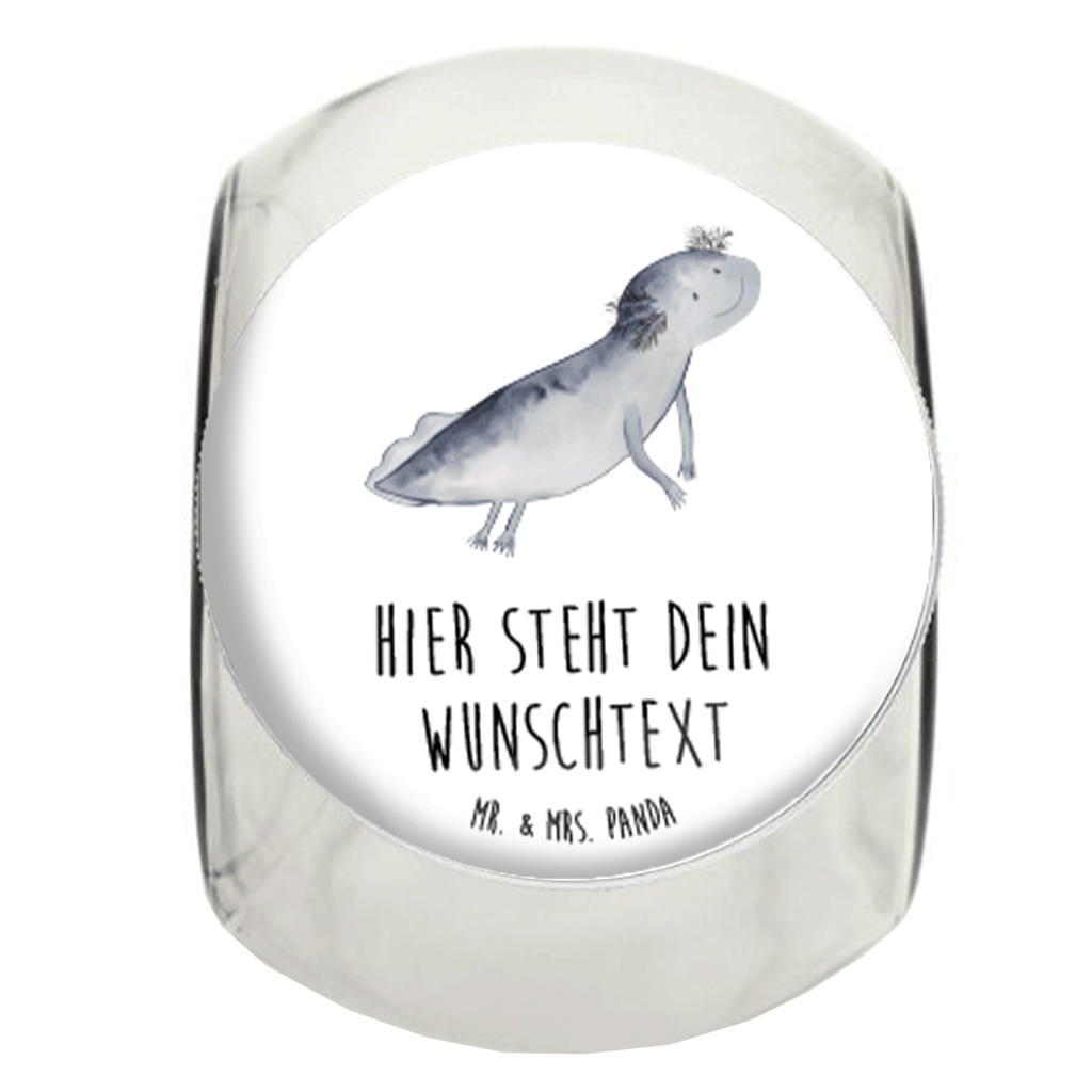 Personalisiertes Bonbonglas Axolotl schwimmt Vorratsdose, Vorratsbehälter, Süßigkeitenglas, Süßigkeitendose, Kaffeedose, Müslidose, Teedose, Keksbehälter, Keksedose, Glasdose, Glasbälter, Vorratsglas, Küchenbehälter, Aufbewahrungsdose, Aufbewahungsglas, Gewürzdose, Küchenorganizer, Snackdose, Axolotl, Molch, Axolot, Schwanzlurch, Lurch, Lurche, Problem, Probleme, Lösungen, Motivation