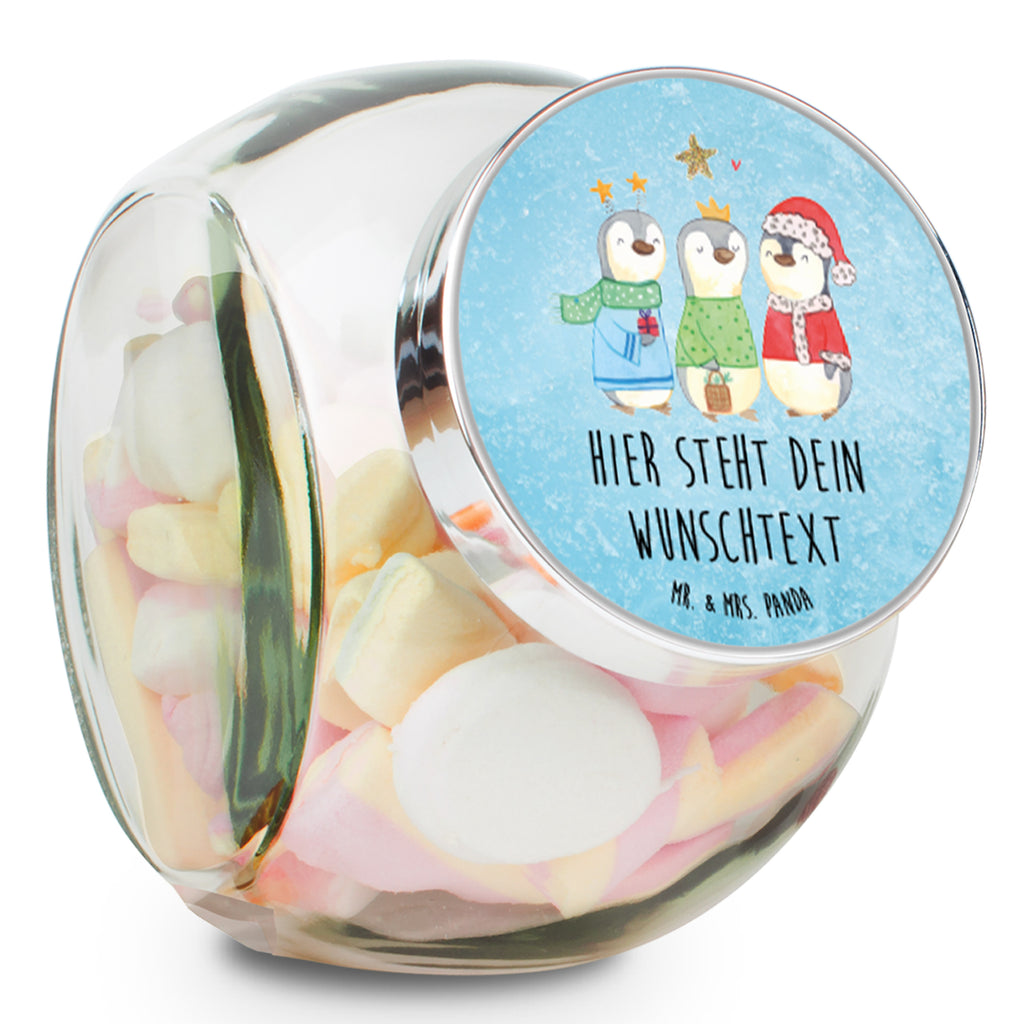 Personalisiertes Bonbonglas Winterzeit Heilige drei Könige Vorratsdose, Vorratsbehälter, Süßigkeitenglas, Süßigkeitendose, Kaffeedose, Müslidose, Teedose, Keksbehälter, Keksedose, Glasdose, Glasbälter, Vorratsglas, Küchenbehälter, Aufbewahrungsdose, Aufbewahungsglas, Gewürzdose, Küchenorganizer, Snackdose, Winter, Weihnachten, Weihnachtsdeko, Nikolaus, Advent, Heiligabend, Wintermotiv, Weihnachtsmann, Heilige drei Könige, Weihnachtstage, Weihnachtszeit